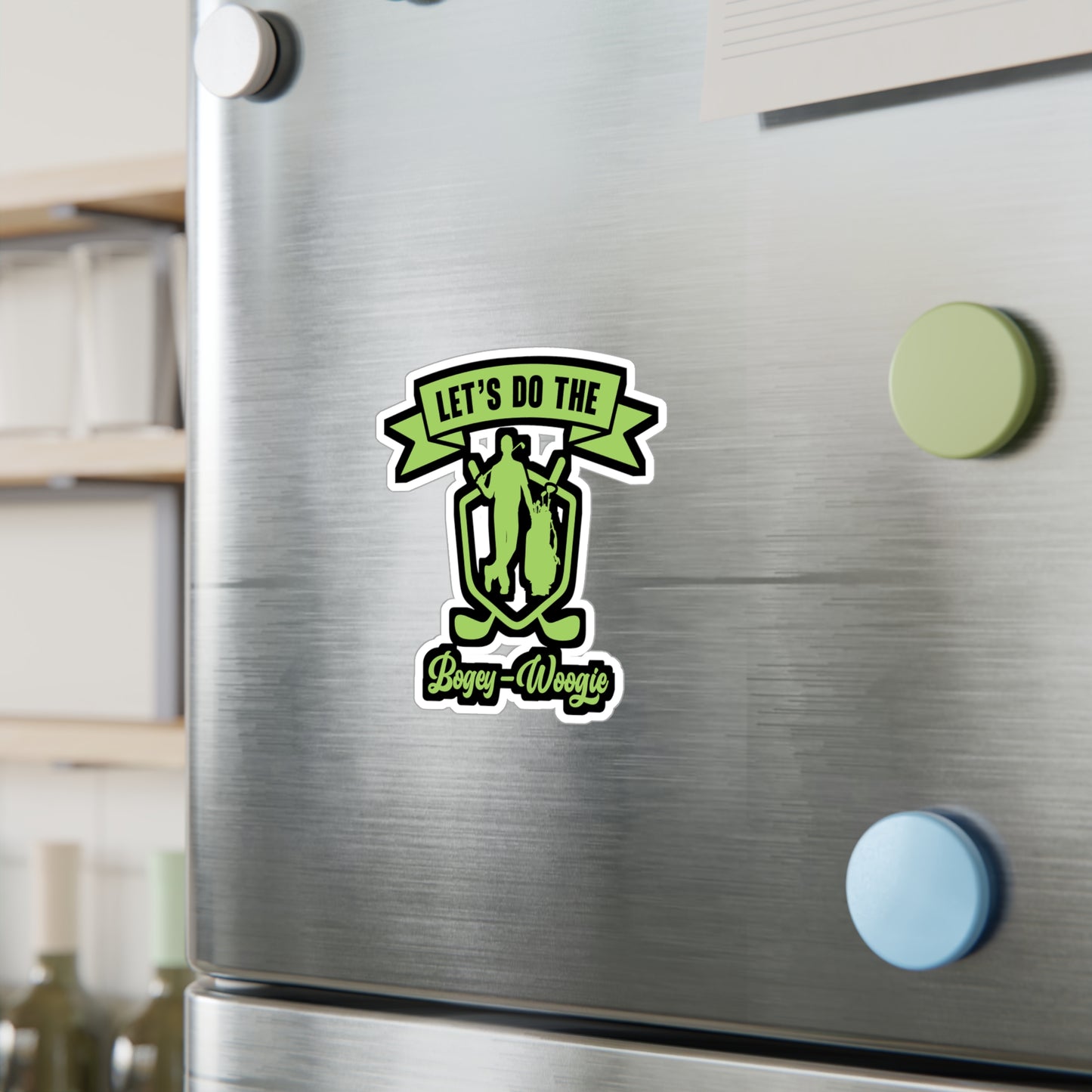 Bogey Woogie - Golf Sticker for Car Window Laptop Sticker. Water Bottle Sticker, Vinyl Golfing Decal, Golfer Sticker - Golf Gift