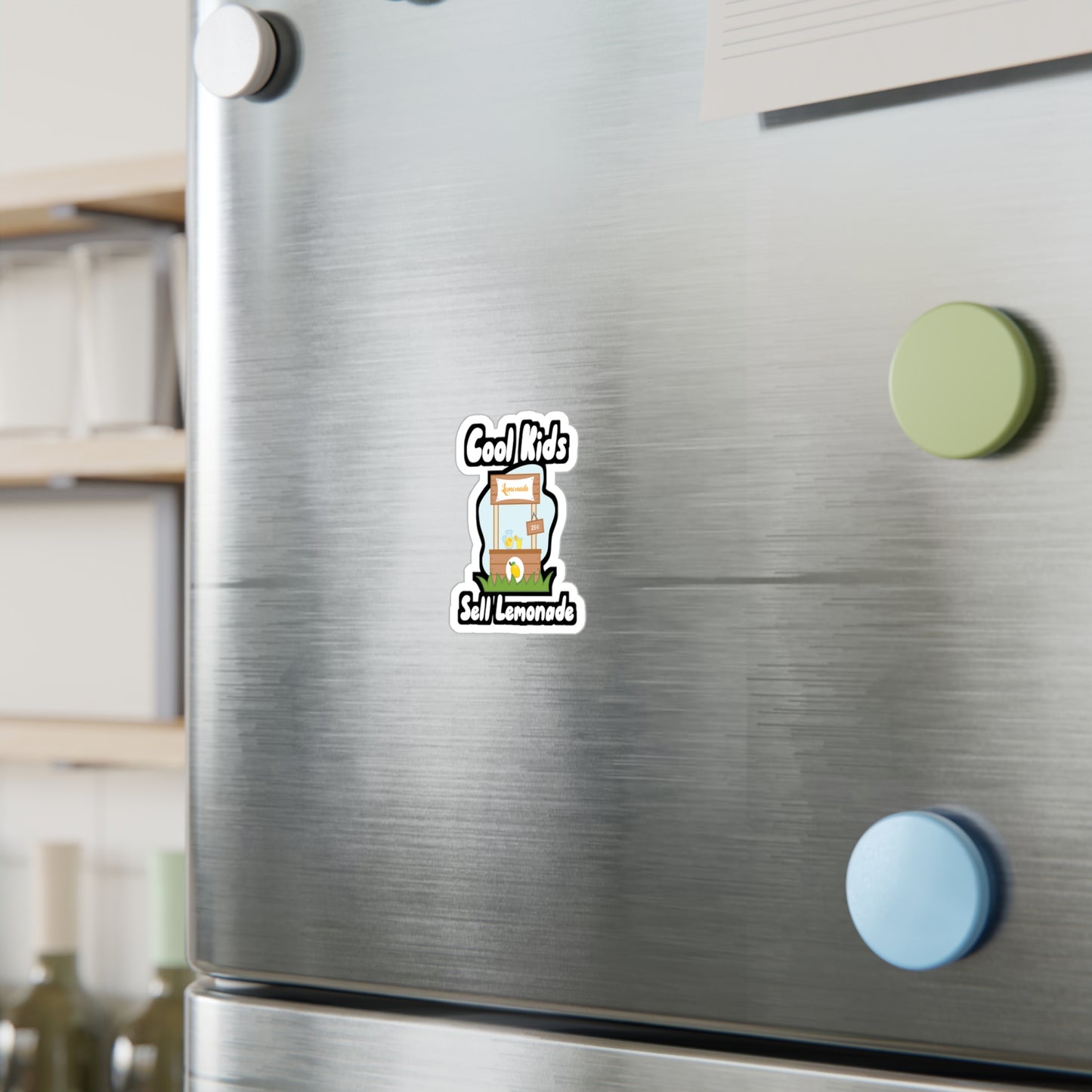 Cool Kids Sell Lemonade - Business Sticker for Wall, Laptop, Window, Truck, Car Business Gift Vinyl Funny Decal Sticker