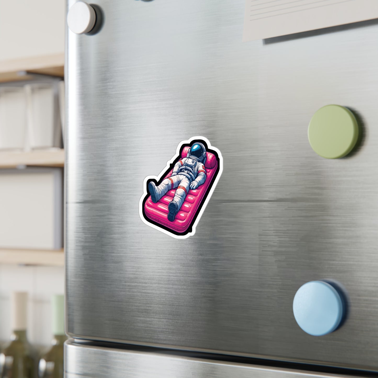 Vacation Astronaut - Astronaut Sticker for Laptop Sticker. Water Bottle Sticker, Vinyl Vacation Decal - Astronaut Gift