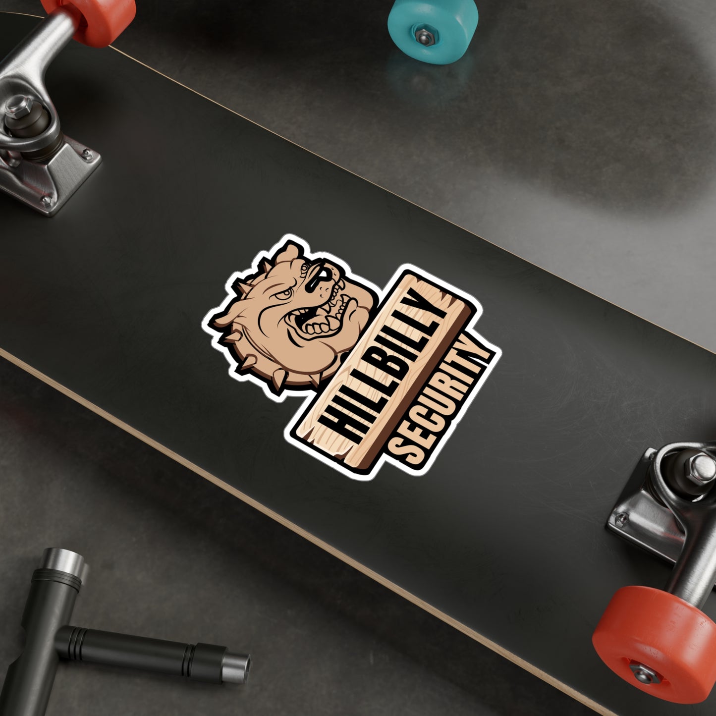 Hillbilly Security - Hillybilly Sticker for Wall, Laptop, Window, Truck, Car Hillybilly Gift Vinyl Redneck Decal Sticker