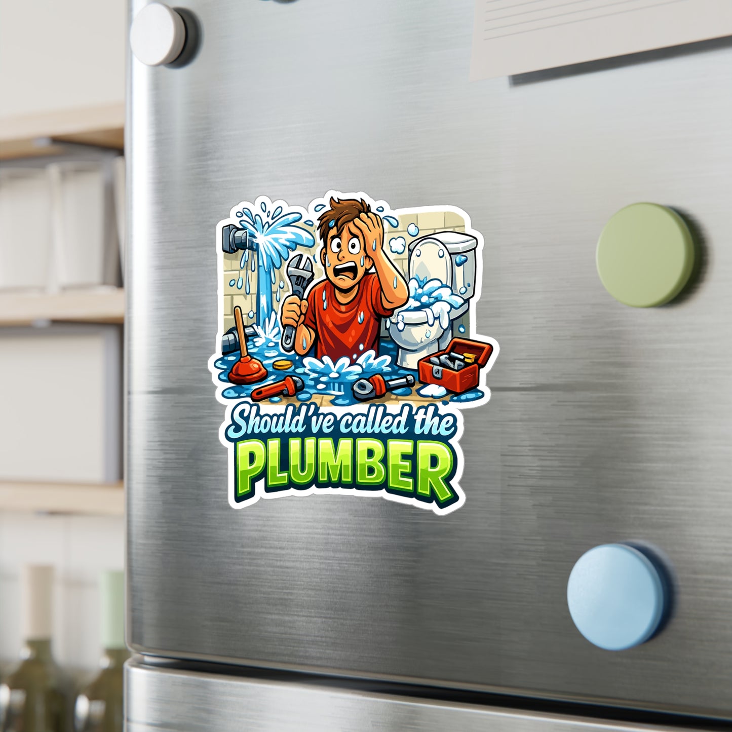 Plumber Sticker "Should’ve called the plumber" Funny Plumbing Vinyl Waterproof decals for Laptop, Water Bottle Pipefitter Steamfitter