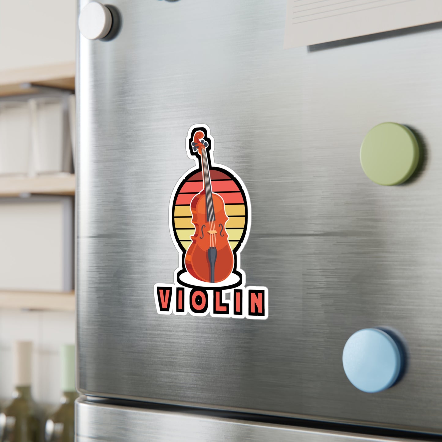 Violin - Teacher Sticker for Car Window Laptop Sticker. Water Bottle Sticker, Vinyl Musical Decal, Violin Sticker - Teacher Gift