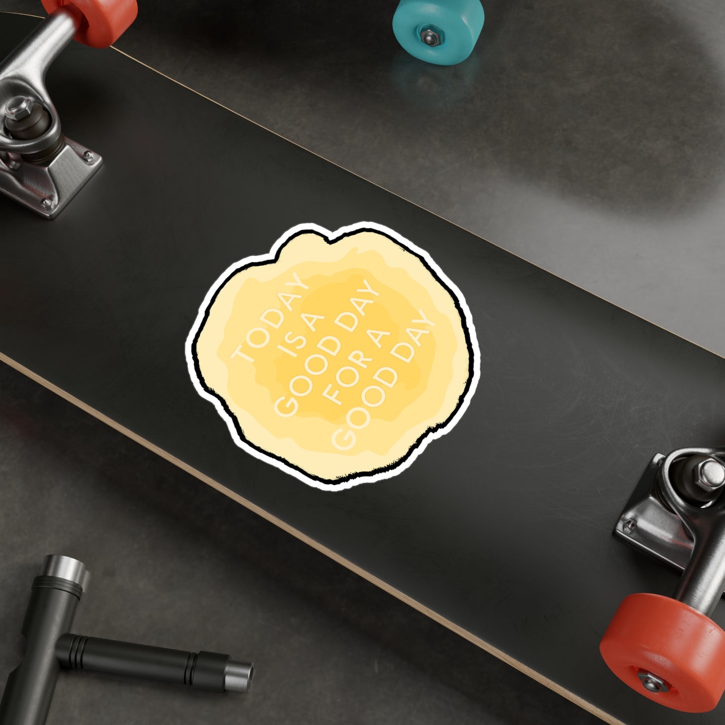 Positivity Sticker – Today Is A Good Day For A Good Day Decals, Vinyl Motivational & Inspirational Optimism for Laptop, Water Bottle, Waterproof