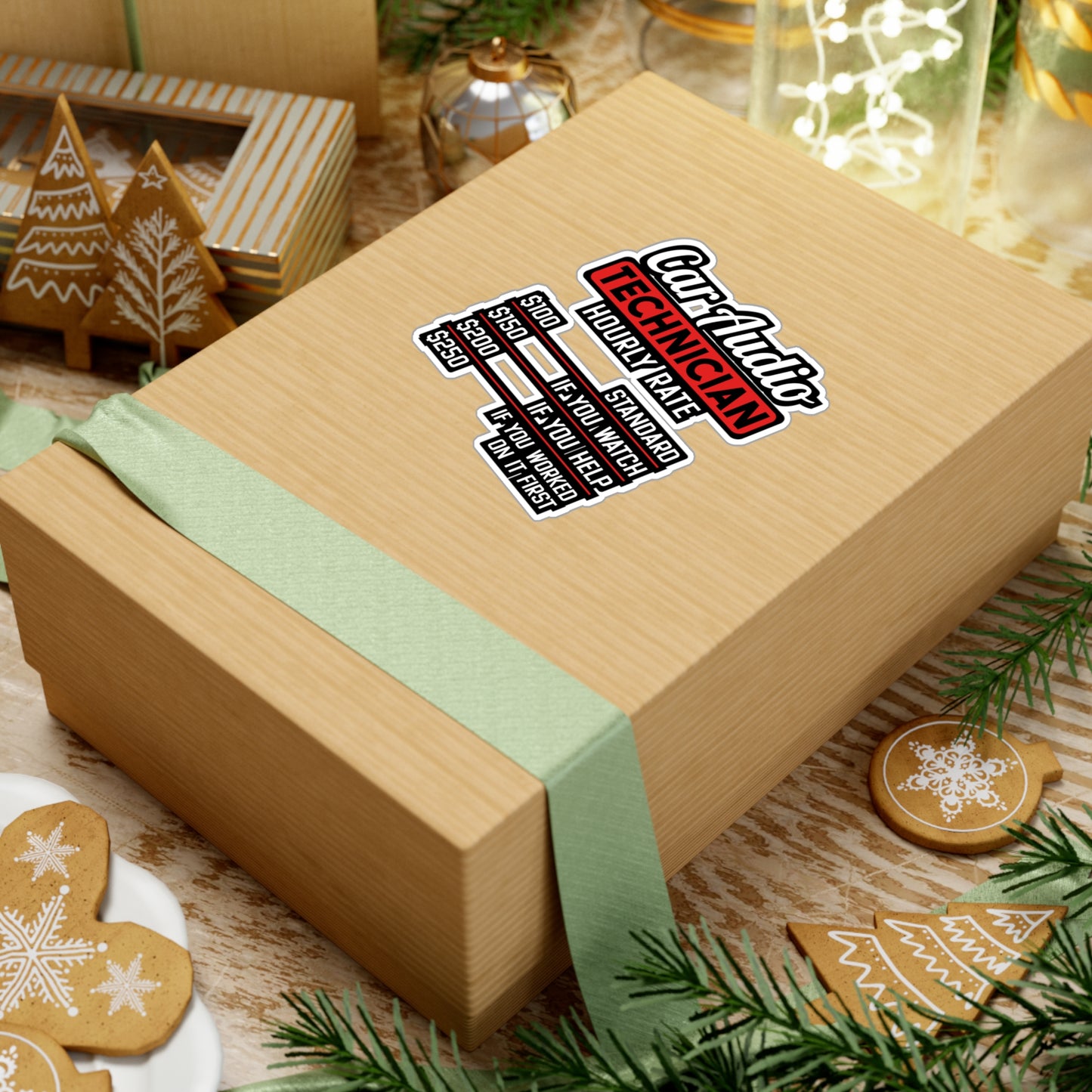 Car Audio Technician Hourly Rate | Car-stereo Sticker | Car-audio Decals | Bass Laptop Sticker | Car-stereo Gift | Car-audio Gift
