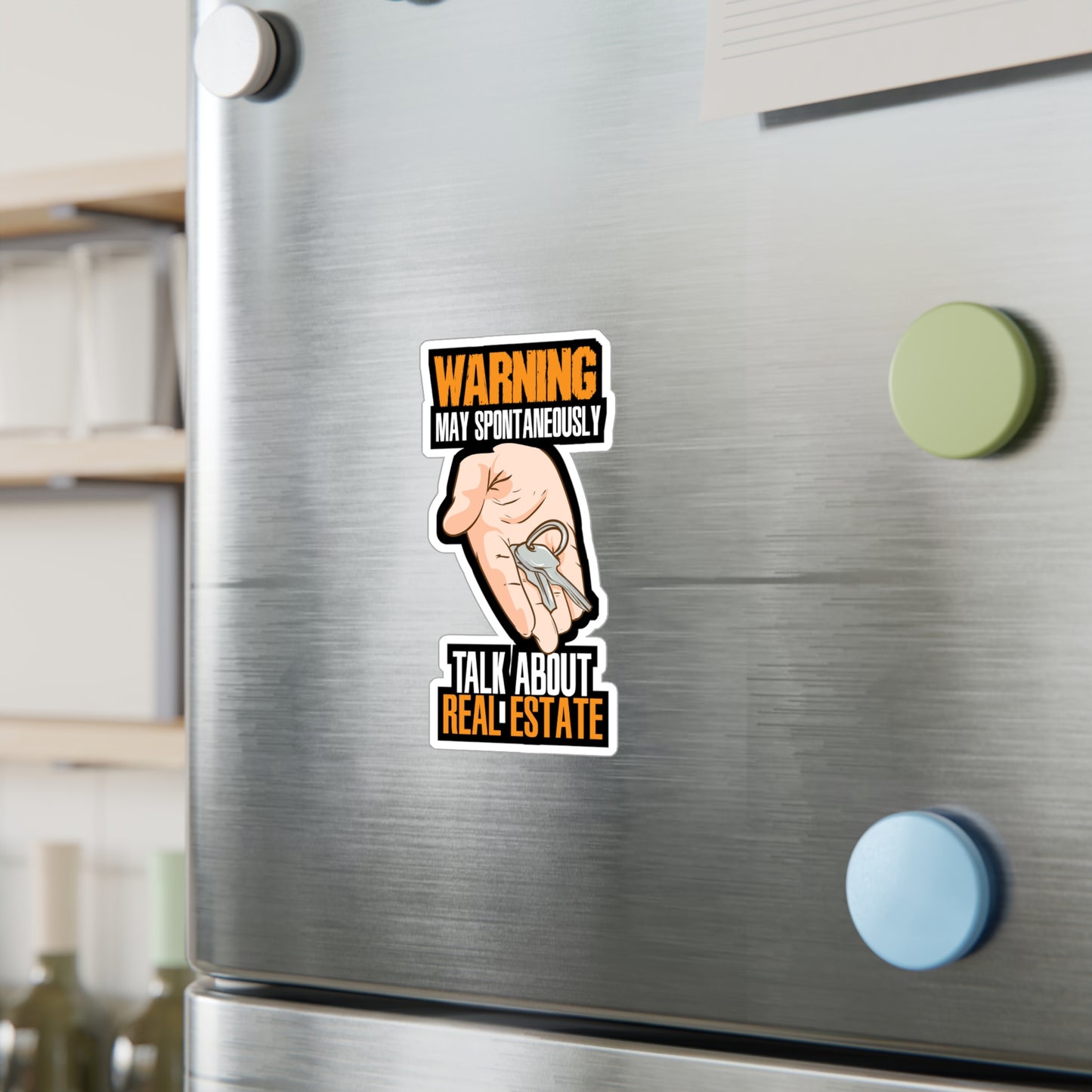 Talk About Real Estate Realtor | Realtor Sticker | Closure Decals | Real-estate Laptop Sticker | Realtor Gift | Closure Gift