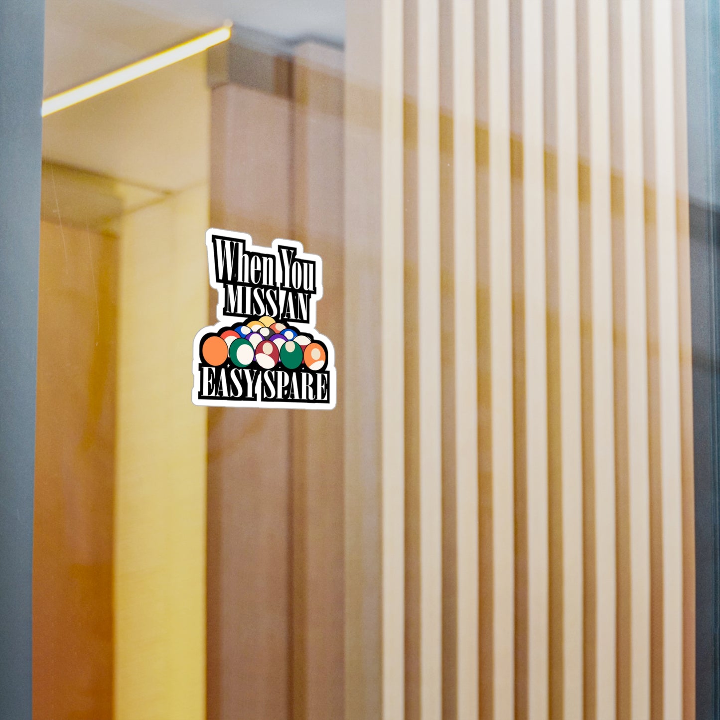 When You Miss An Easy Spare Bowling - Bowling Sticker for Laptop Sticker. Water Bottle Sticker, Vinyl Ten-pin Decal - Bowling Gift
