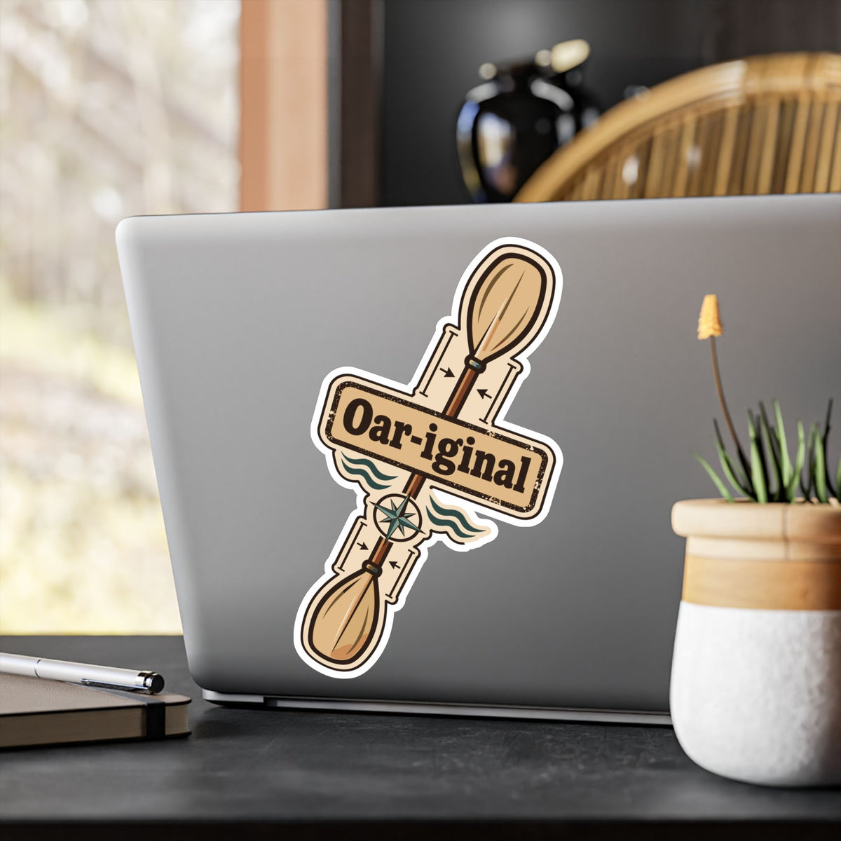 Kayak Sticker Oar-iginal - Funny Kayaking and Rowing Decals for Laptop or Water Bottle, Kayaker Gift