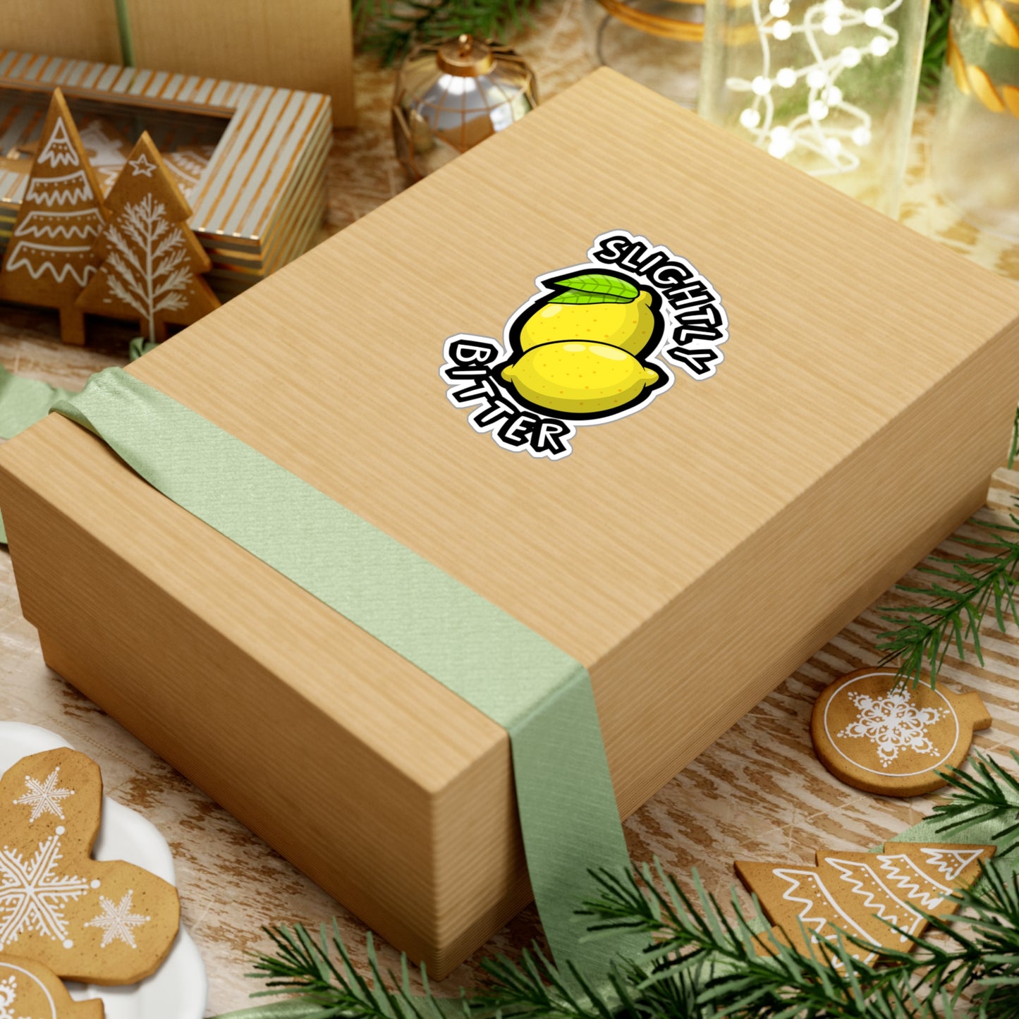 Slightly Bitter | Lemonade Sticker | Lemon Decals | Squeazy Laptop Sticker | Lemonade Gift | Lemon Gift