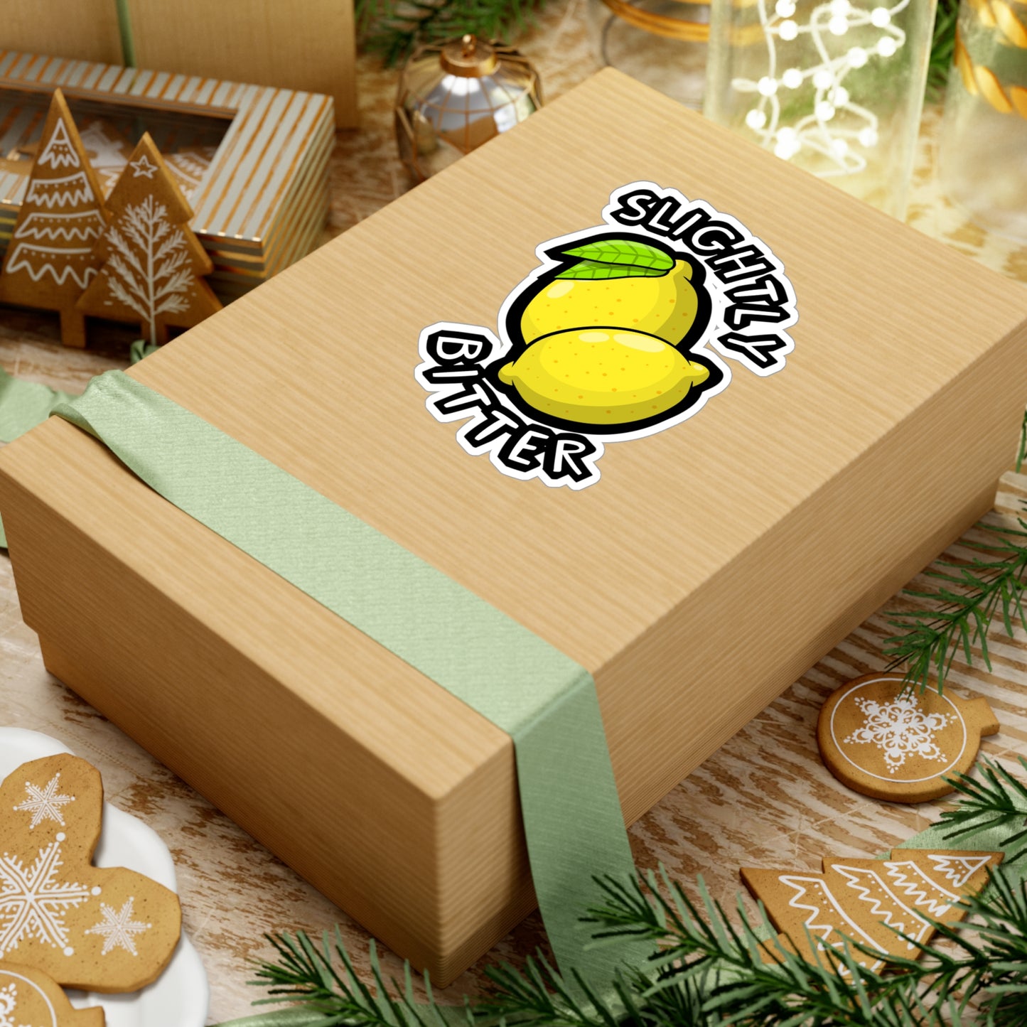 Slightly Bitter | Lemonade Sticker | Lemon Decals | Squeazy Laptop Sticker | Lemonade Gift | Lemon Gift