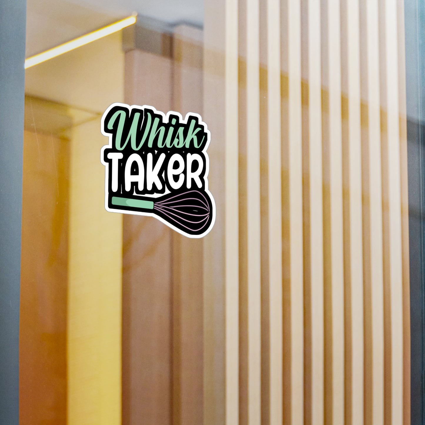 Whisk taker - Baker Sticker for Wall, Laptop, Window, Truck, Car Baker Gift Vinyl Bread lover Decal Sticker