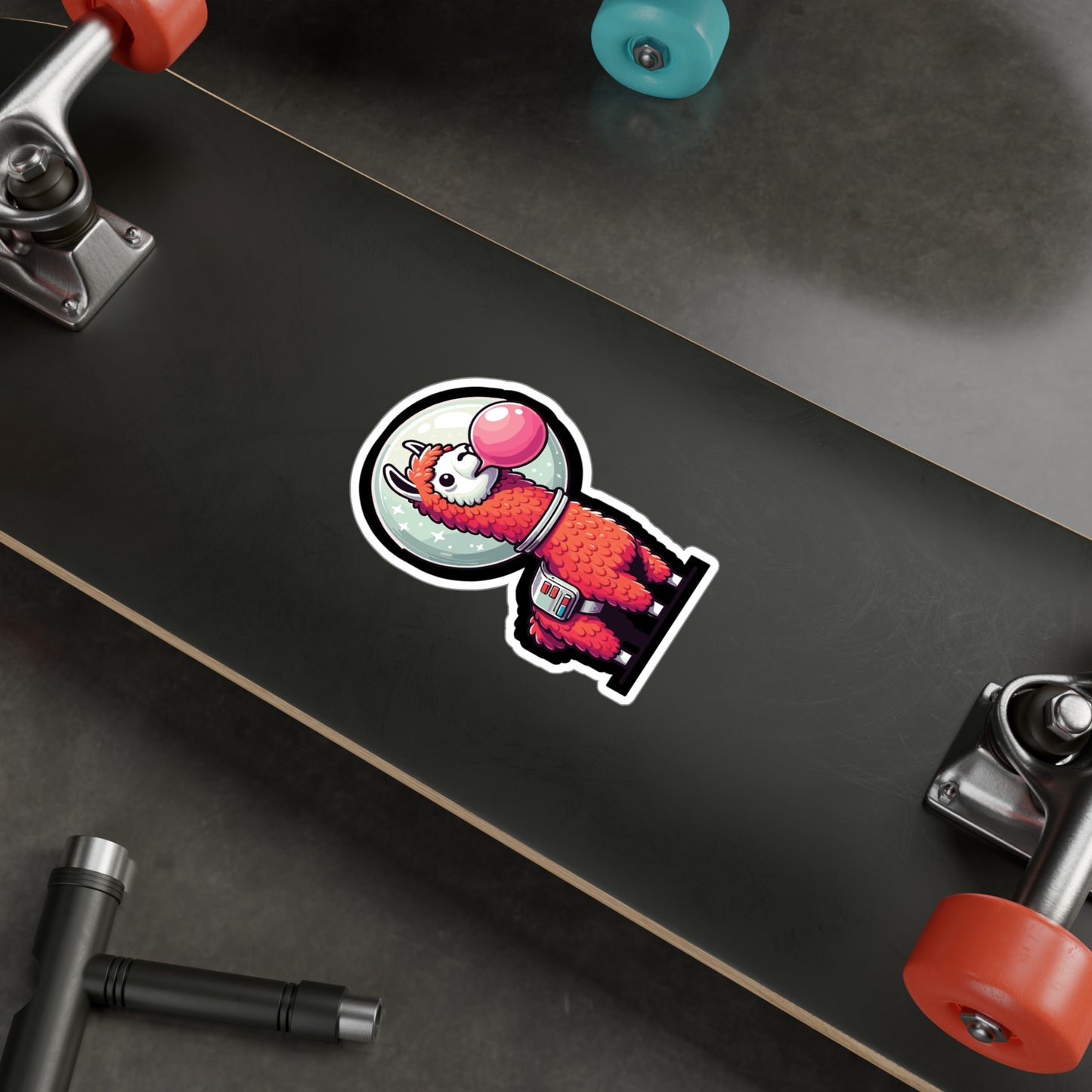 Llama Astronaut - Llama Sticker for Car Window Laptop Sticker. Water Bottle Sticker, Vinyl Space Decal, Bubblegum Sticker - Llama Gift