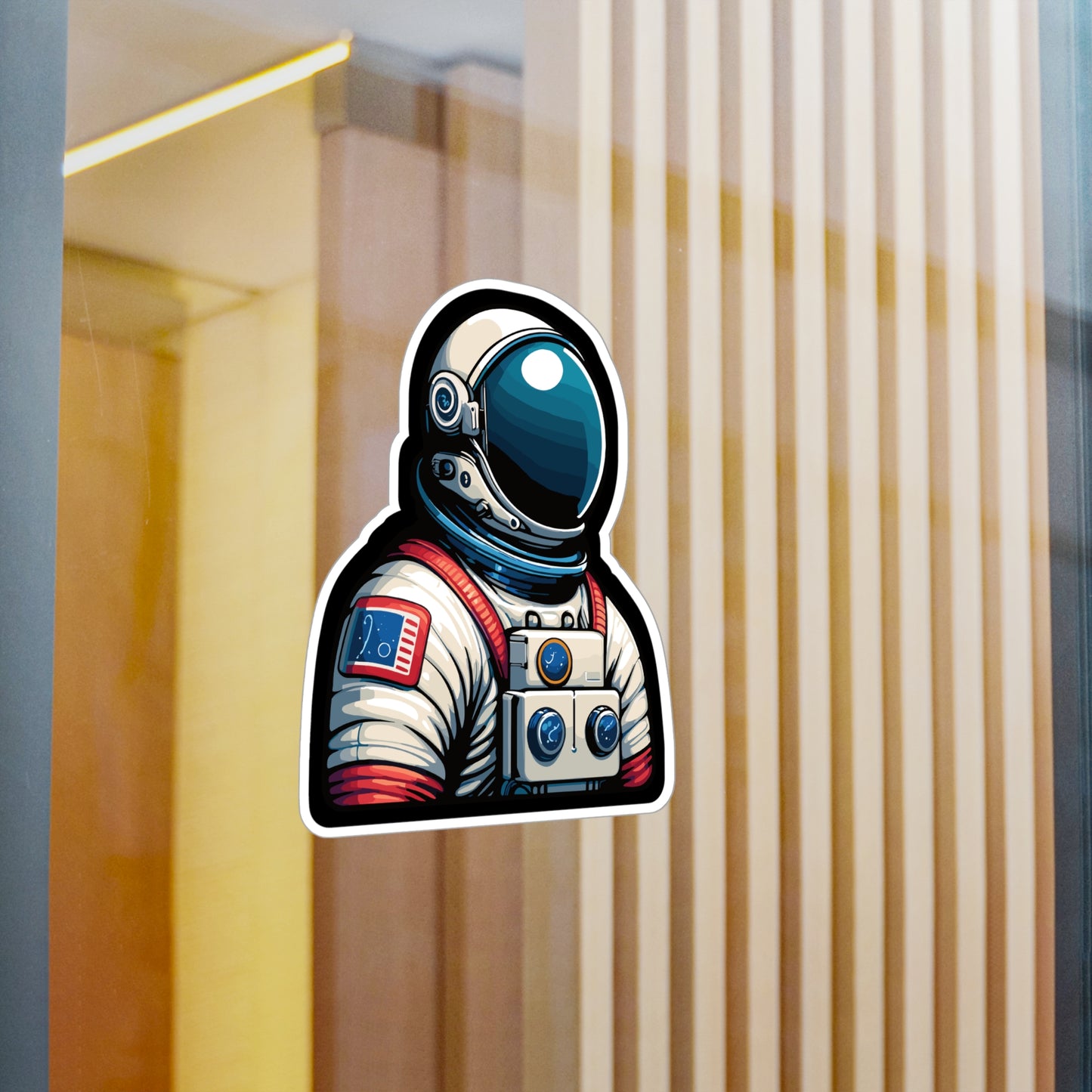 Astronaut - Space Sticker for Car Window Laptop Sticker. Water Bottle Sticker, Vinyl Astronaut Decal, Cosmos Sticker - Space Gift