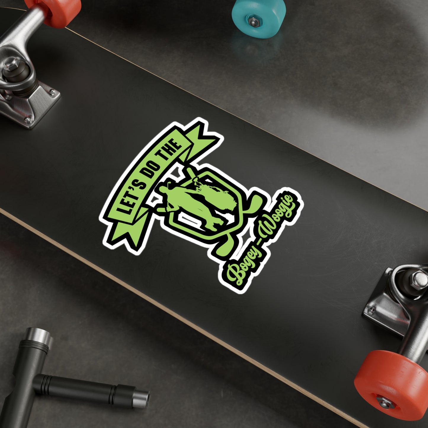 Bogey Woogie - Golf Sticker for Car Window Laptop Sticker. Water Bottle Sticker, Vinyl Golfing Decal, Golfer Sticker - Golf Gift