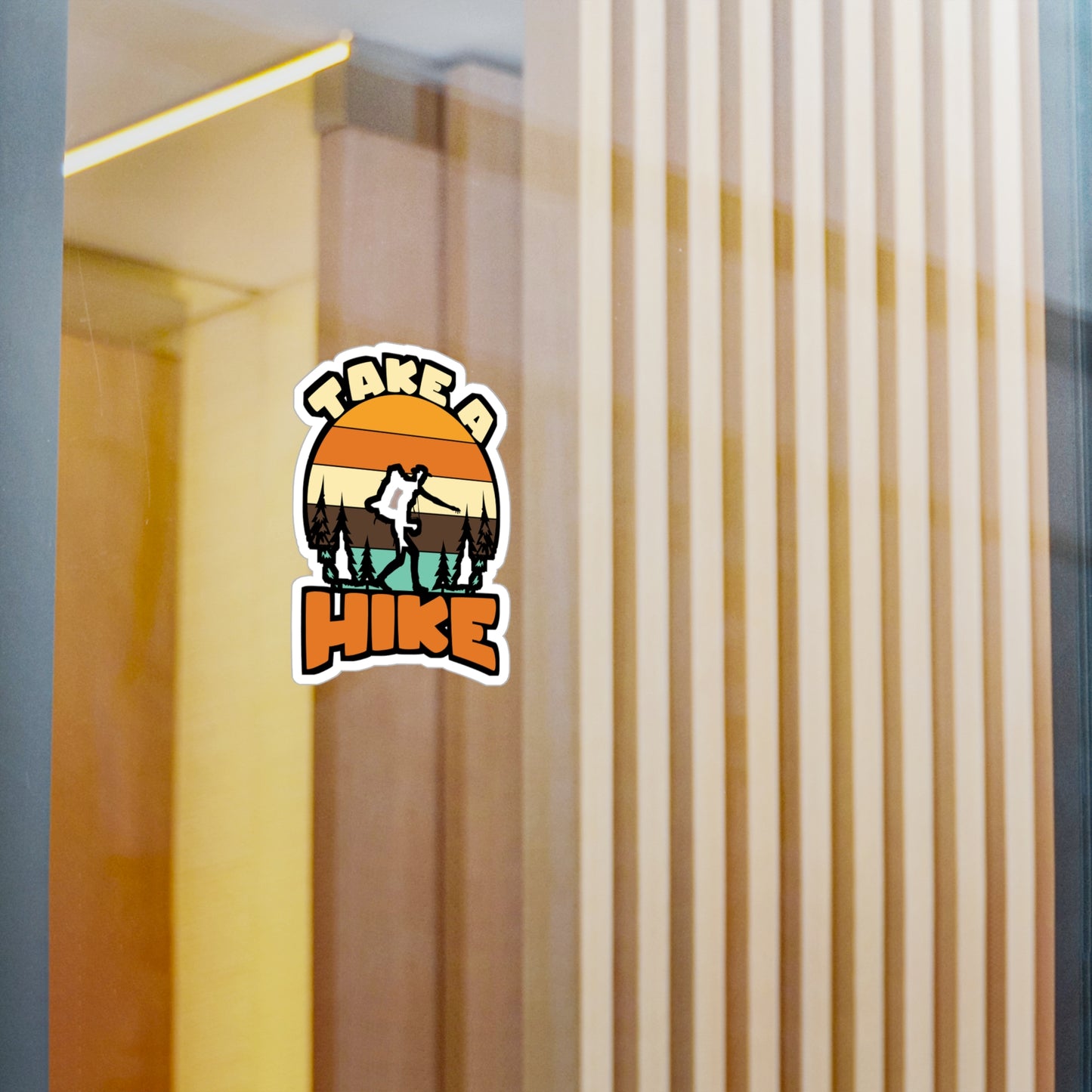 Take A Hike - Hiking Sticker for Laptop Sticker. Water Bottle Sticker, Vinyl Hiker quote Decal - Hiking Gift