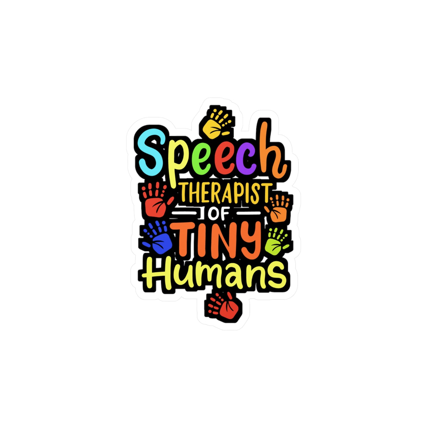 Speech Therapist - Speech-pathology Sticker for Laptop Sticker. Water Bottle Sticker, Vinyl Phoneme Decal - Speech-pathology Gift