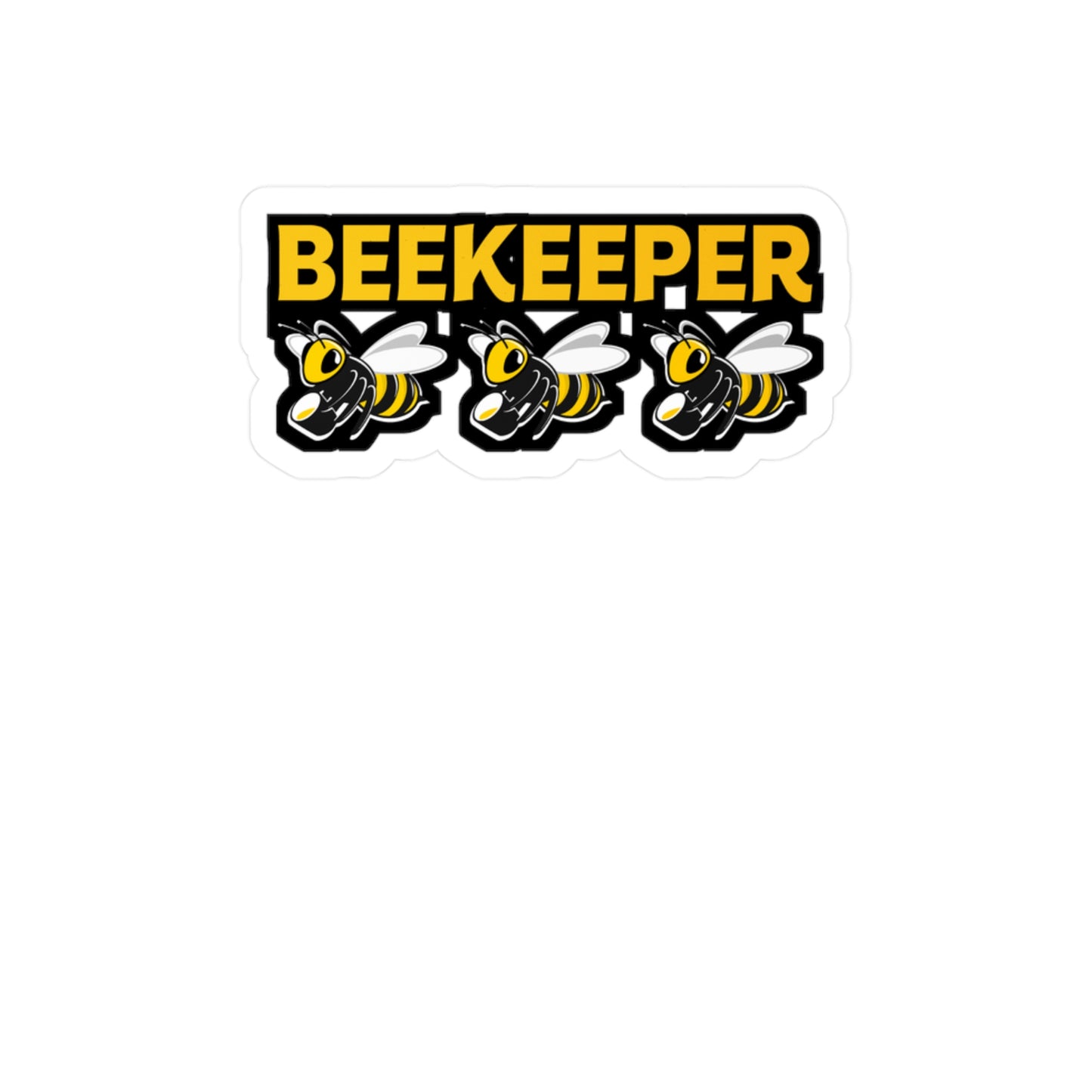 Beekeeper - Beekeeping Sticker for Car Window Laptop Sticker. Water Bottle Sticker, Vinyl Brood Decal, Farmer Sticker - Beekeeping Gift