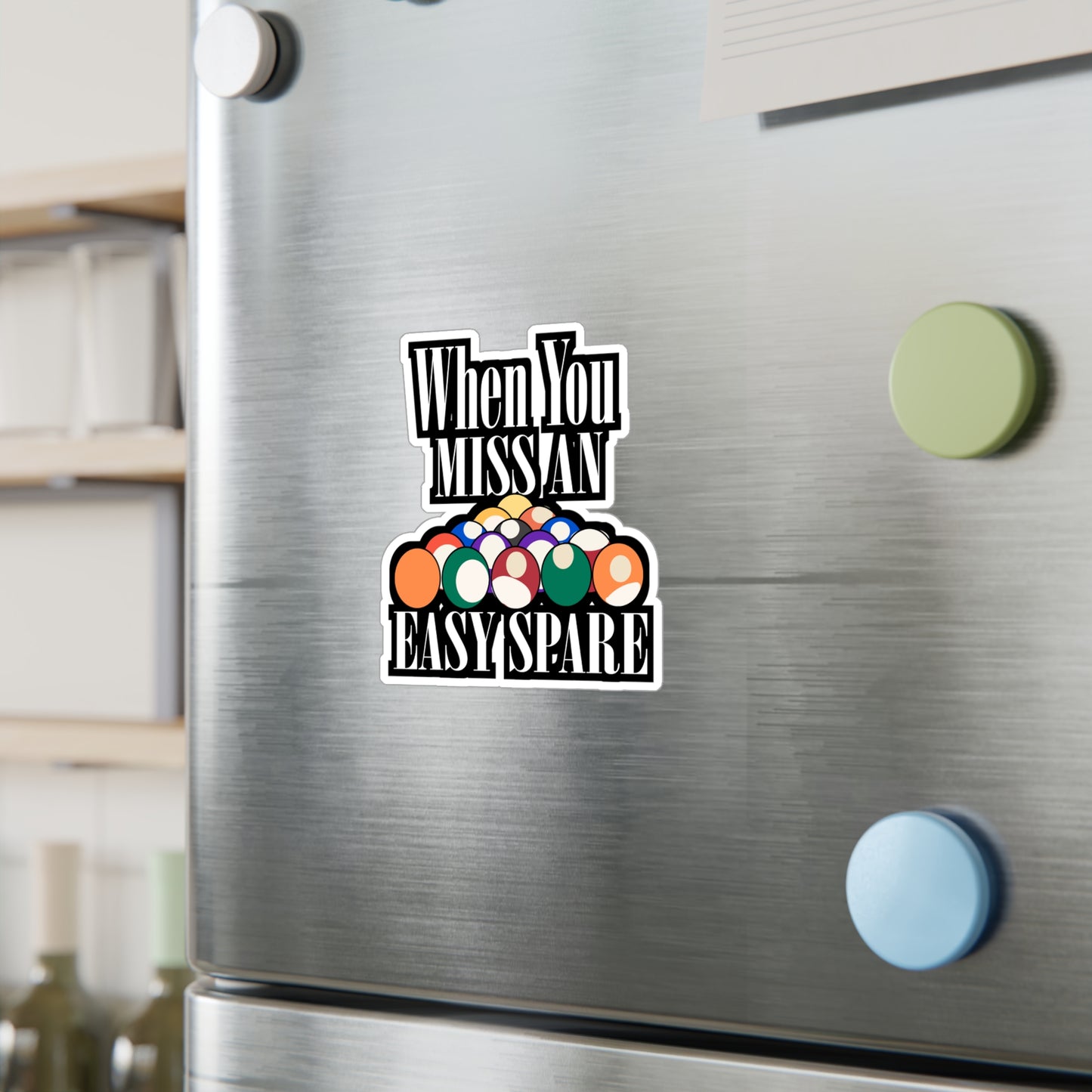 When You Miss An Easy Spare Bowling - Bowling Sticker for Laptop Sticker. Water Bottle Sticker, Vinyl Ten-pin Decal - Bowling Gift