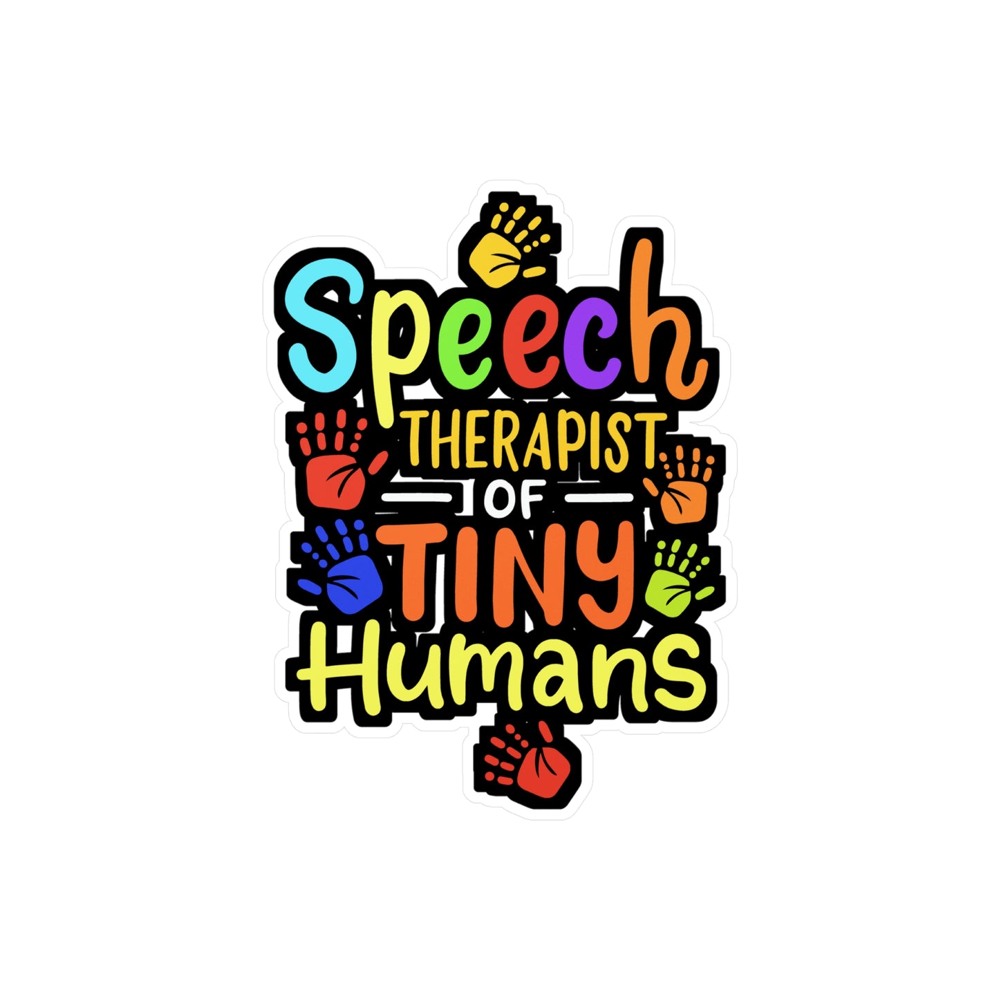 Speech Therapist - Speech-pathology Sticker for Laptop Sticker. Water Bottle Sticker, Vinyl Phoneme Decal - Speech-pathology Gift