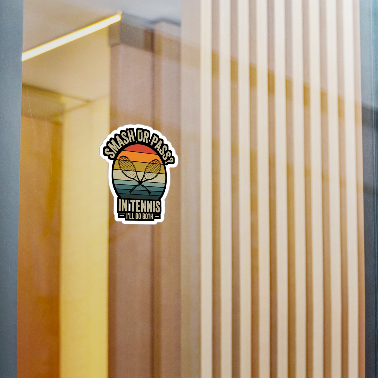 They Call Me Ace Because You Just Got Served - Padel Sticker for Laptop Sticker. Water Bottle Sticker, Vinyl Padel court Decal - Padel Gift