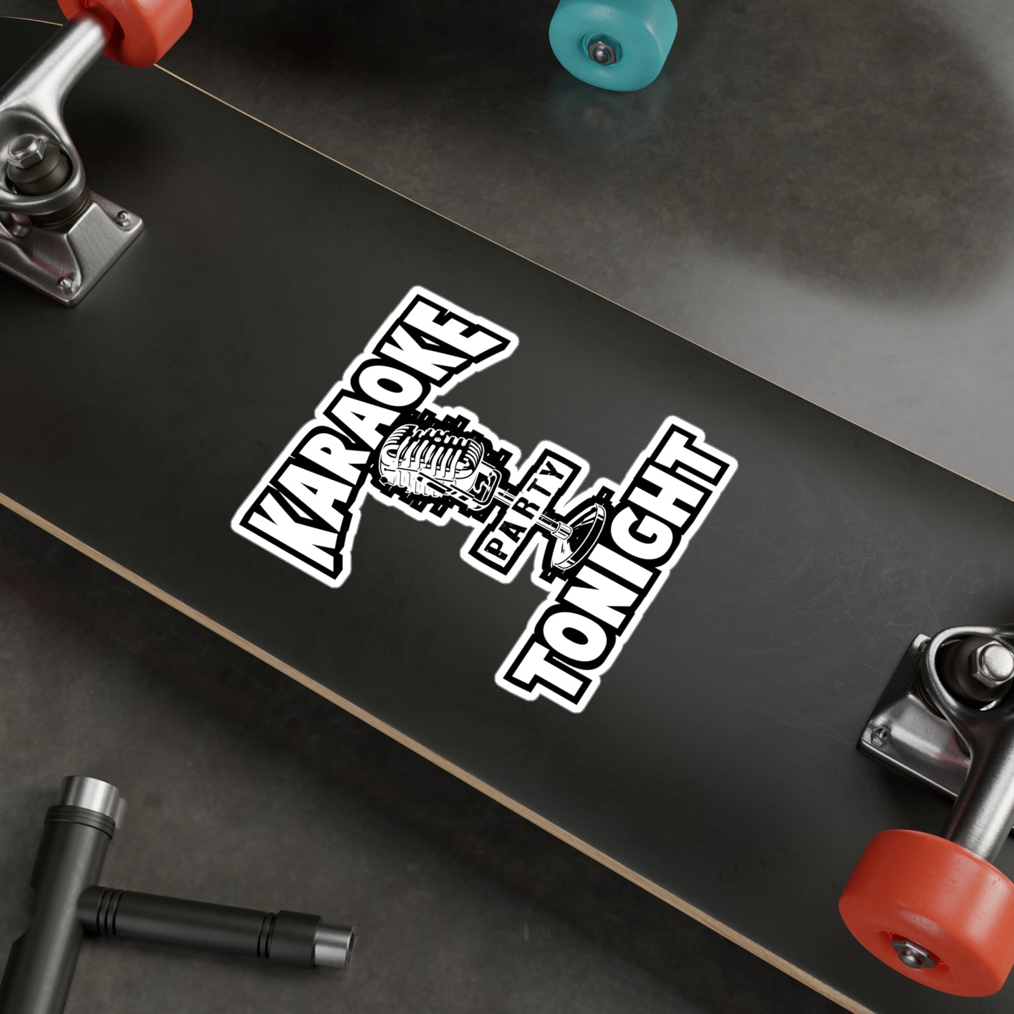 Karaoke Party Tonight - Karaoke Sticker for Laptop Sticker. Water Bottle Sticker, Vinyl Karaoke party Decal - Karaoke Gift