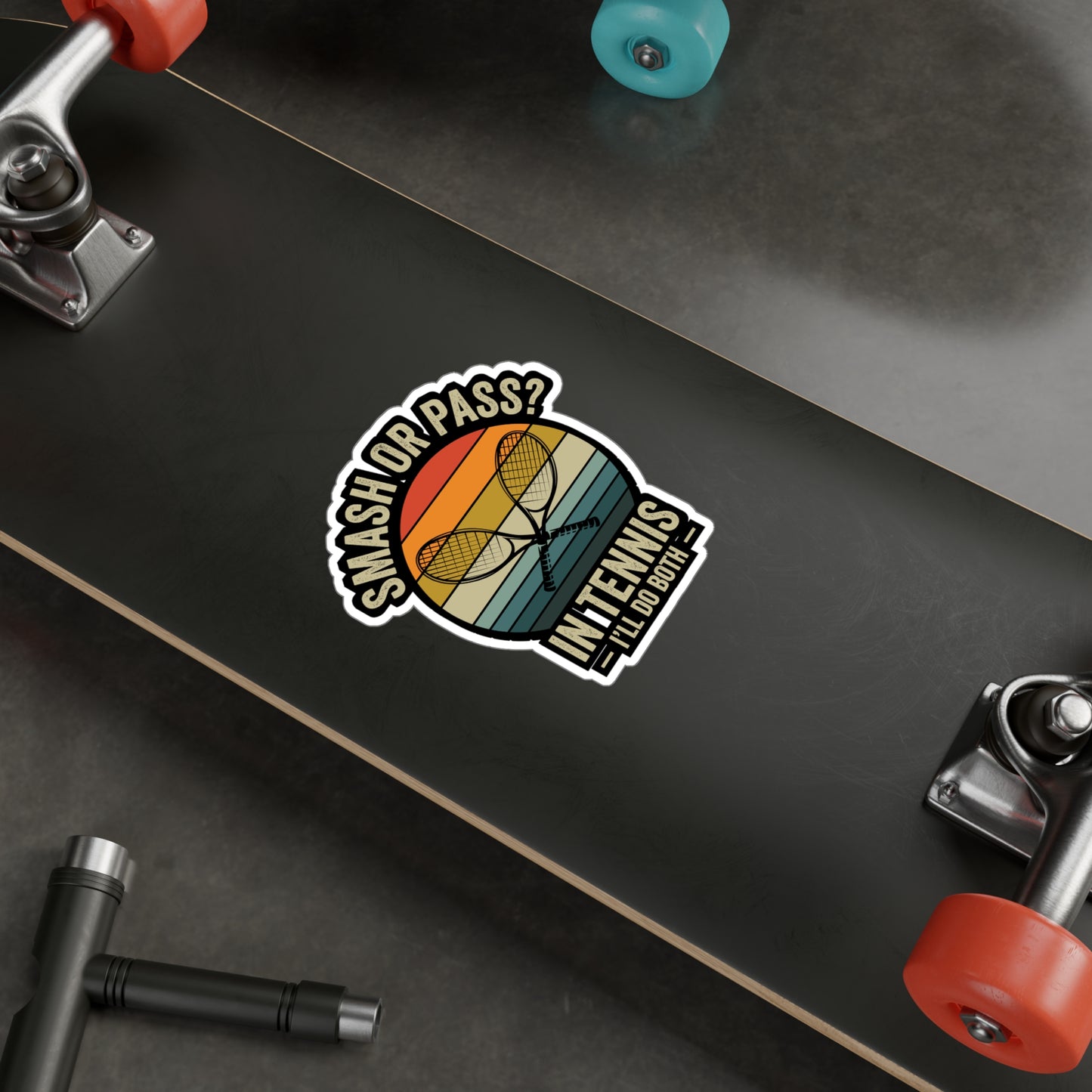They Call Me Ace Because You Just Got Served - Padel Sticker for Laptop Sticker. Water Bottle Sticker, Vinyl Padel court Decal - Padel Gift