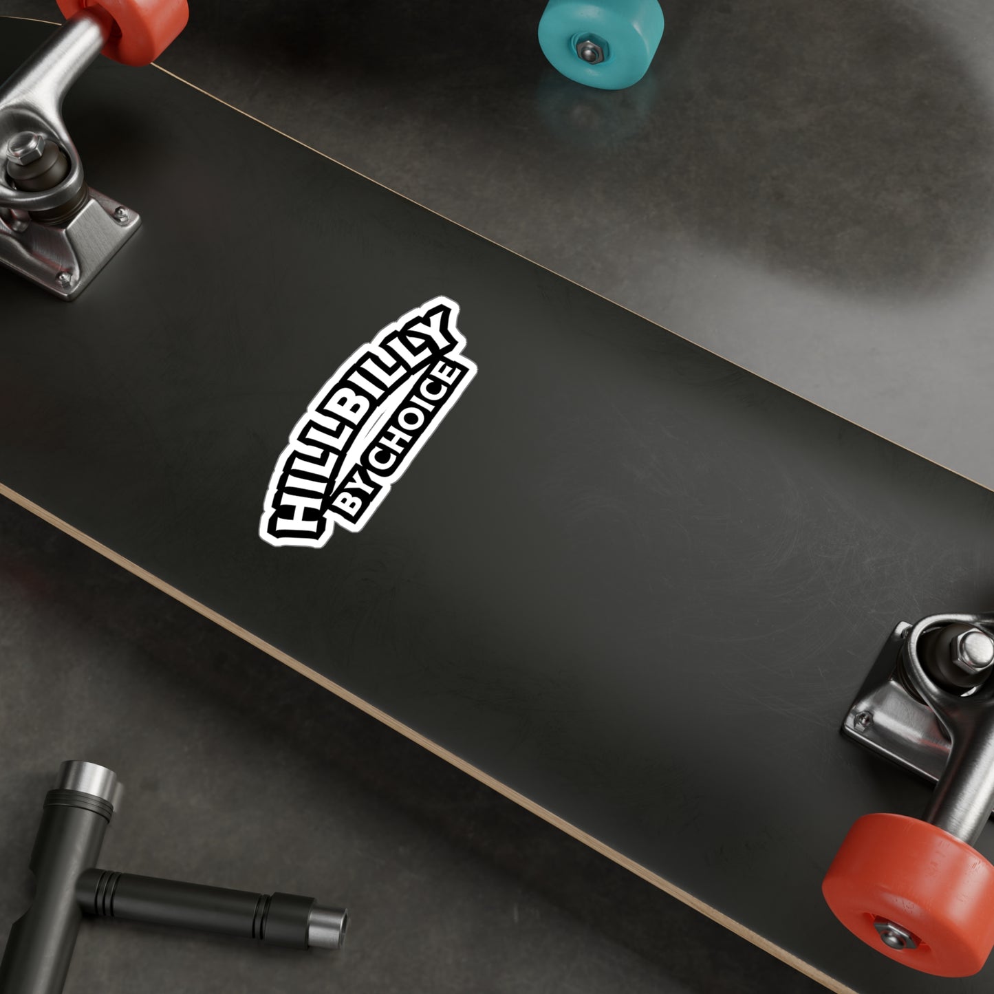 Hillbilly By Choice - Hillybilly Sticker for Wall, Laptop, Window, Truck, Car Hillybilly Gift Vinyl Redneck Decal Sticker