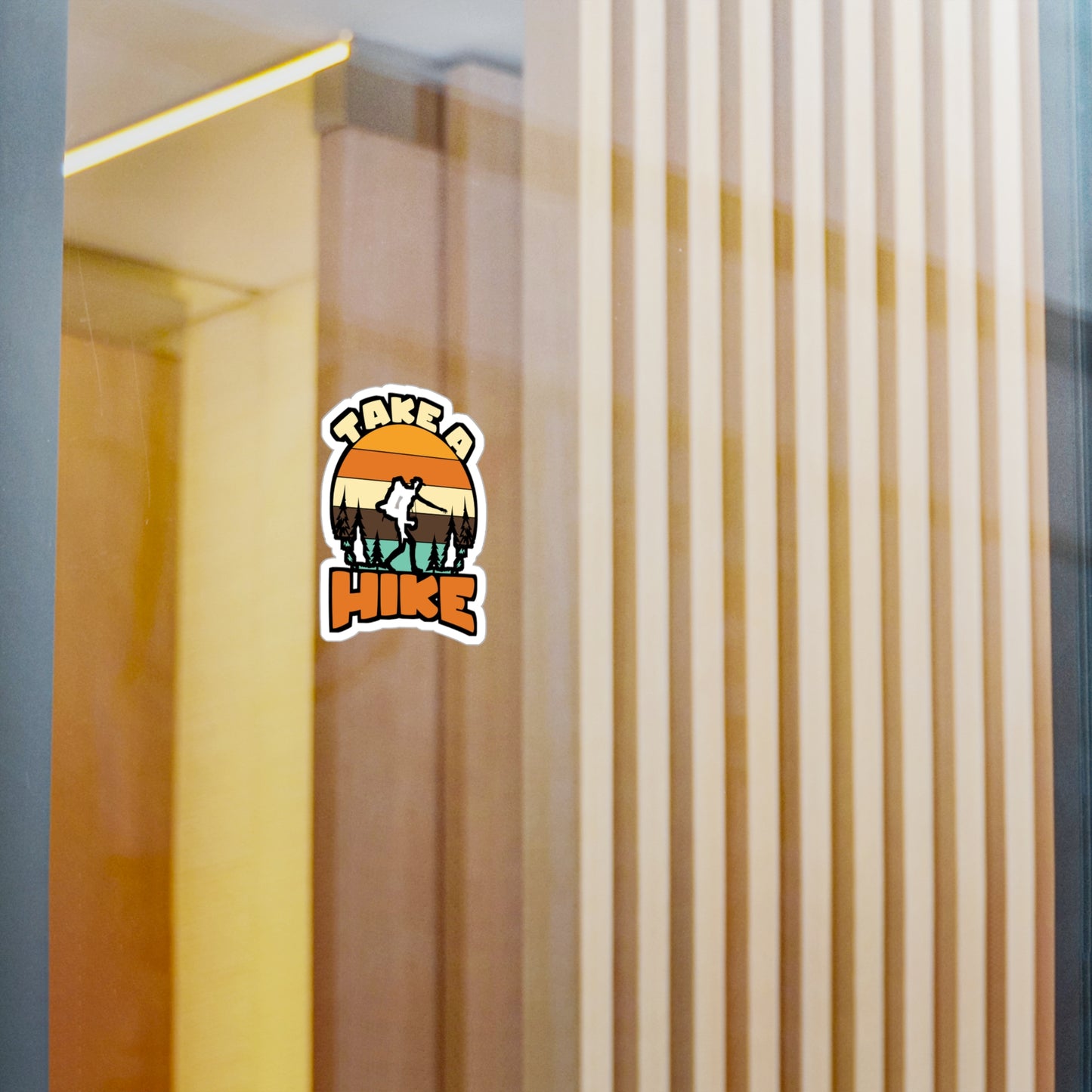 Take A Hike - Hiking Sticker for Laptop Sticker. Water Bottle Sticker, Vinyl Hiker quote Decal - Hiking Gift