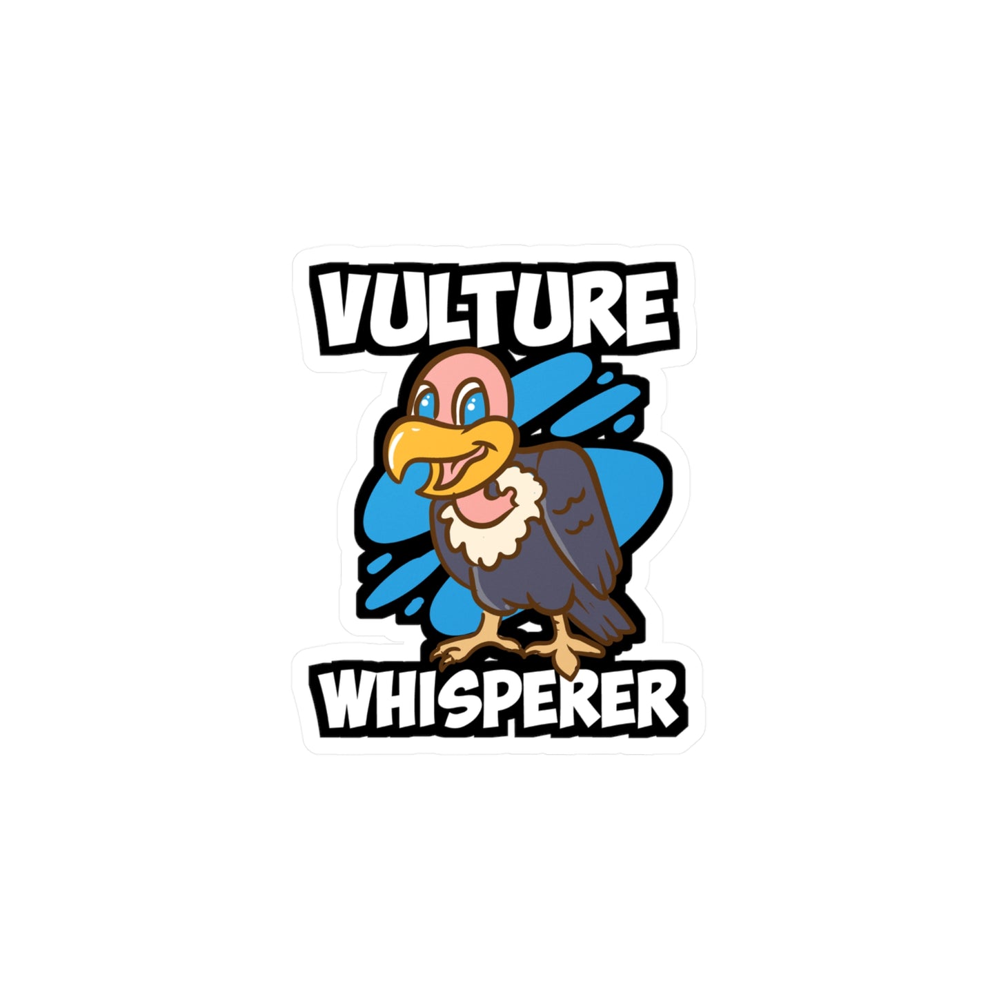 Vulture Whisperer - Vulture Sticker for Laptop Sticker. Water Bottle Sticker, Vinyl Scavenging Decal - Vulture Gift