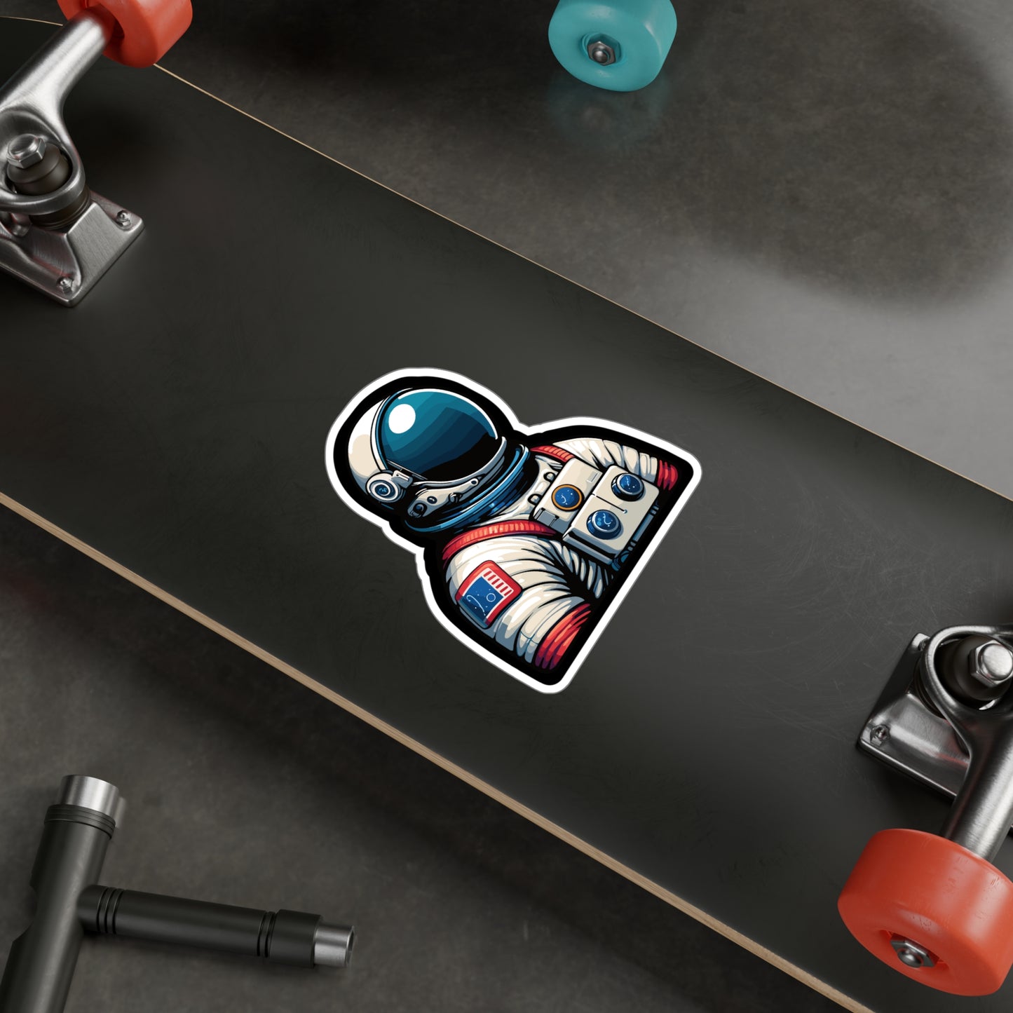Astronaut - Space Sticker for Car Window Laptop Sticker. Water Bottle Sticker, Vinyl Astronaut Decal, Cosmos Sticker - Space Gift