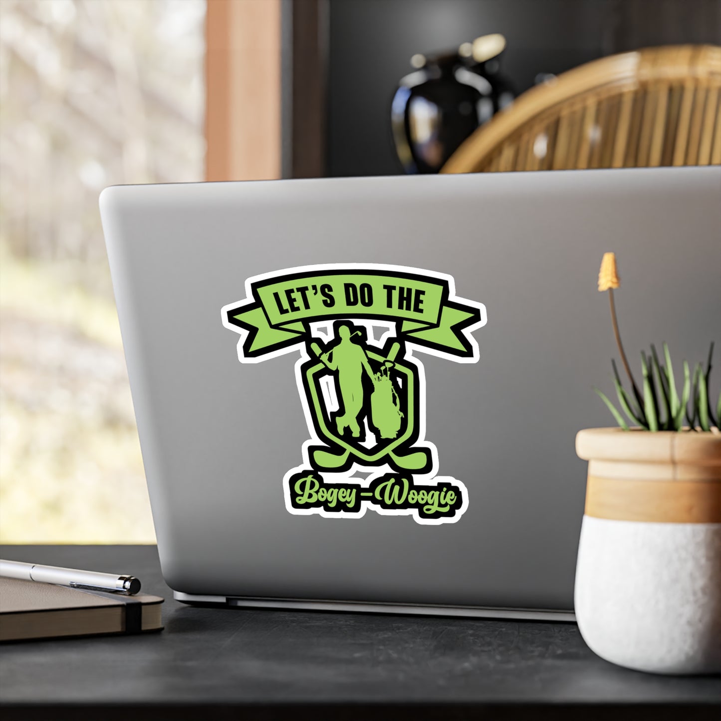 Bogey Woogie - Golf Sticker for Car Window Laptop Sticker. Water Bottle Sticker, Vinyl Golfing Decal, Golfer Sticker - Golf Gift