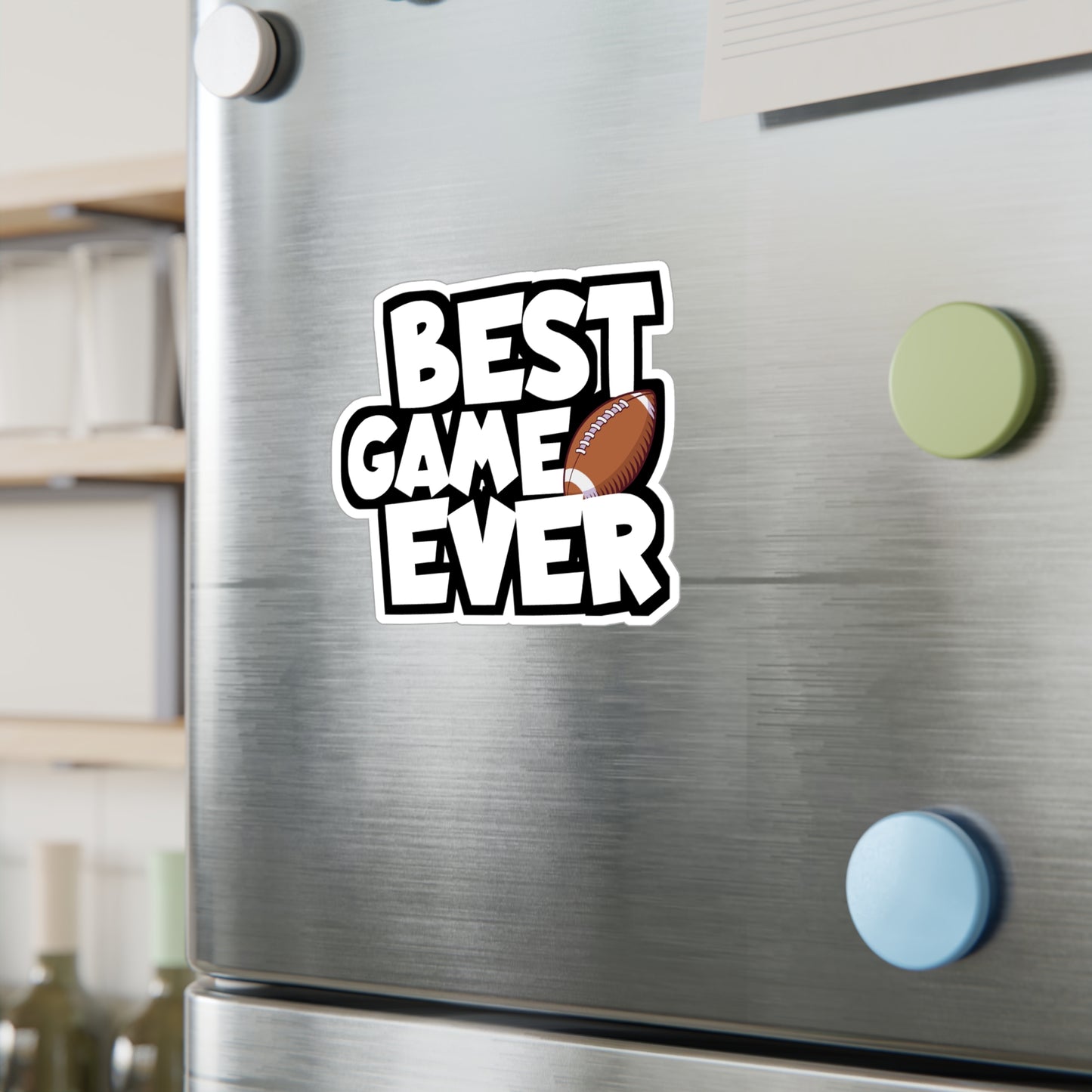 Best game ever - Rugby Sticker for Wall, Laptop, Window, Truck, Car Rugby Gift Vinyl Football Decal Sticker