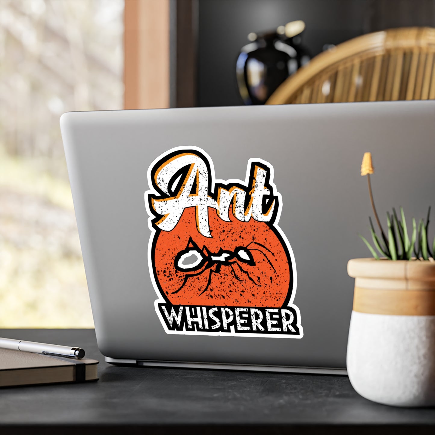 Ant Whisperer – Vinyl Ant Decal for Car Window, Laptop & Water Bottle | Unique Ant Gift Sticker