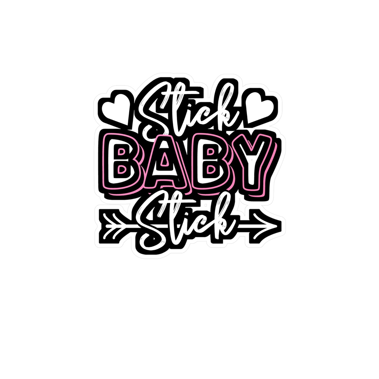 Stick Baby Stick - IVF Sticker for Car Window Laptop Sticker. Water Bottle Sticker, Vinyl Conceive Decal, Embryo Sticker - IVF Gift