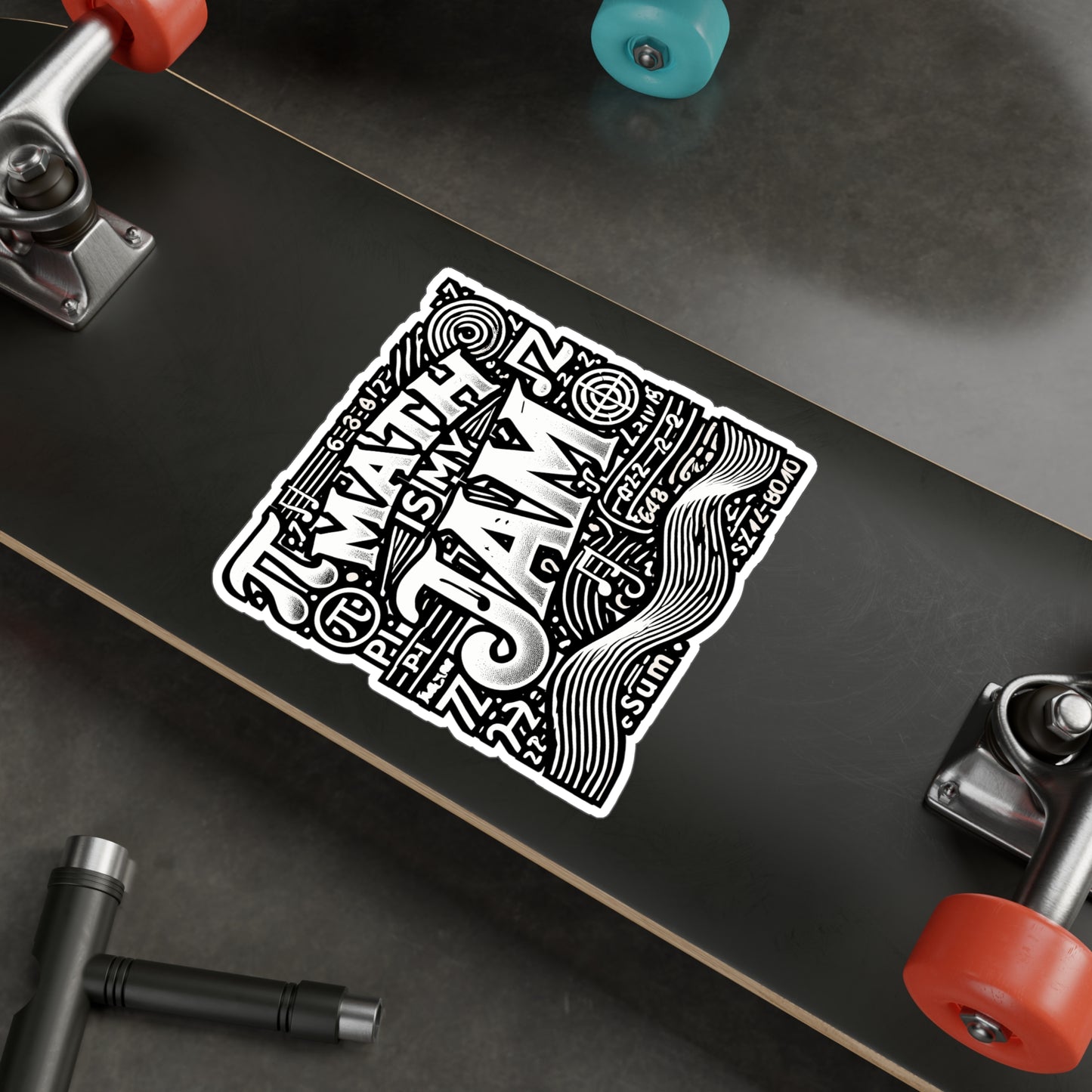 Math Is My Jam – Funny Math Sticker for Laptop, Car Window or Water Bottle | Calculus Teacher Gift, Vinyl Decal