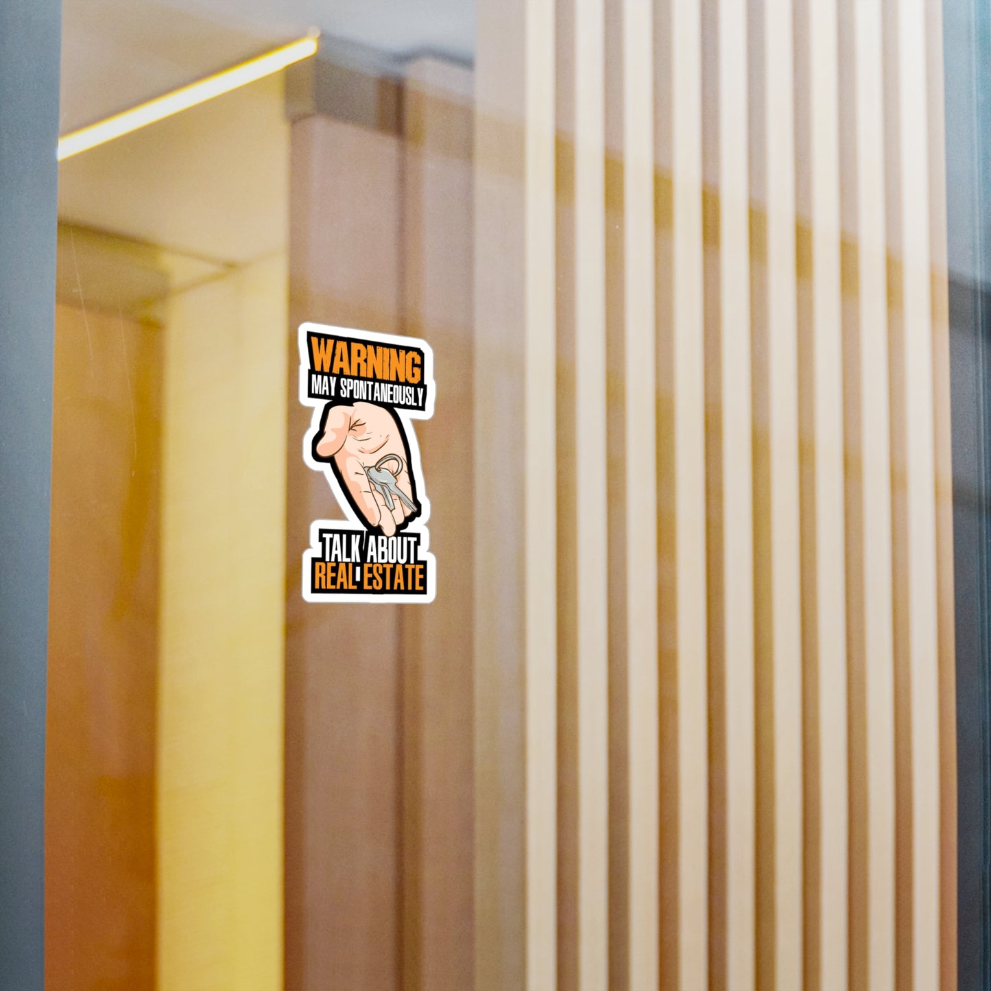 Talk About Real Estate Realtor | Realtor Sticker | Closure Decals | Real-estate Laptop Sticker | Realtor Gift | Closure Gift