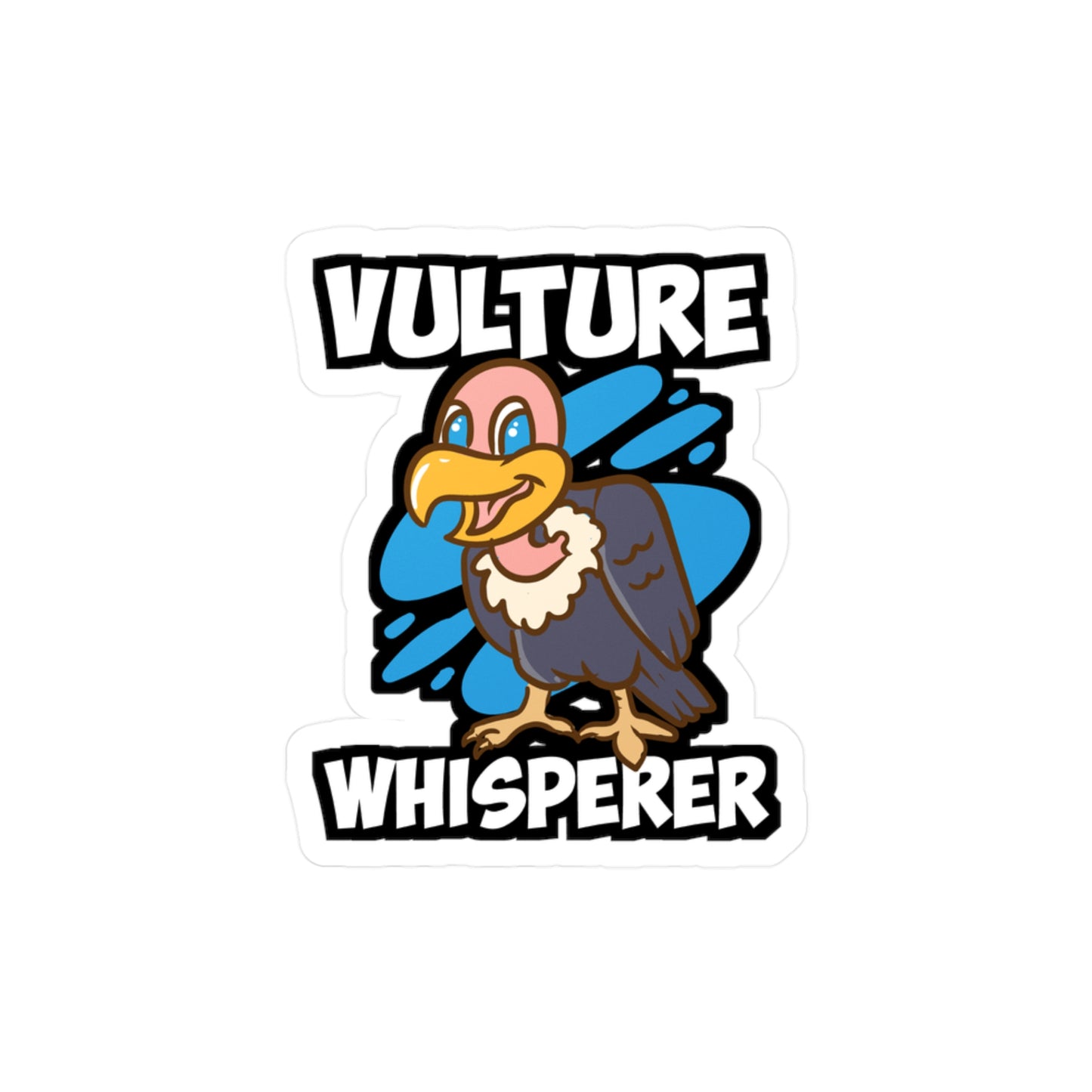 Vulture Whisperer - Vulture Sticker for Laptop Sticker. Water Bottle Sticker, Vinyl Scavenging Decal - Vulture Gift