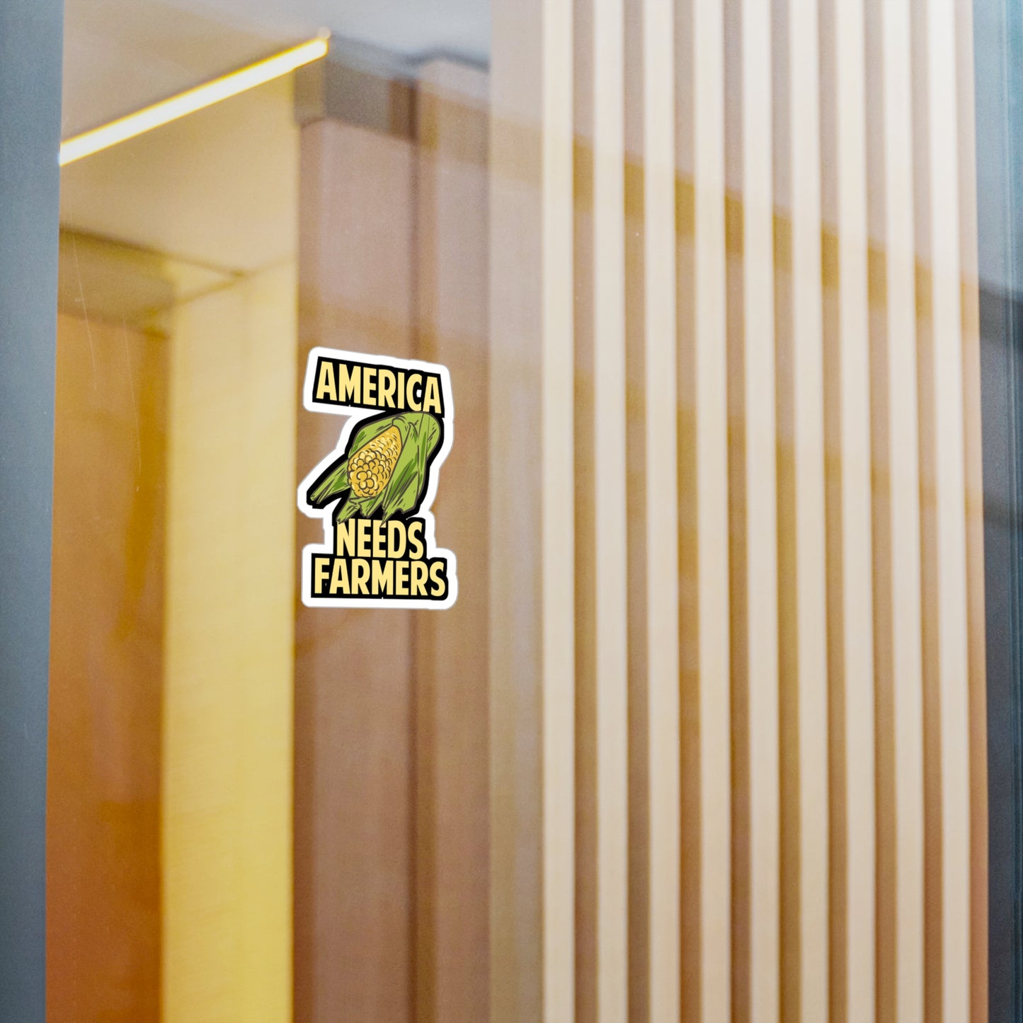 America Needs Farmers | Farmers Sticker | Tractor Vinyl Sticker | Livestock Laptop Sticker | Farmers Gift | Tractor Gift