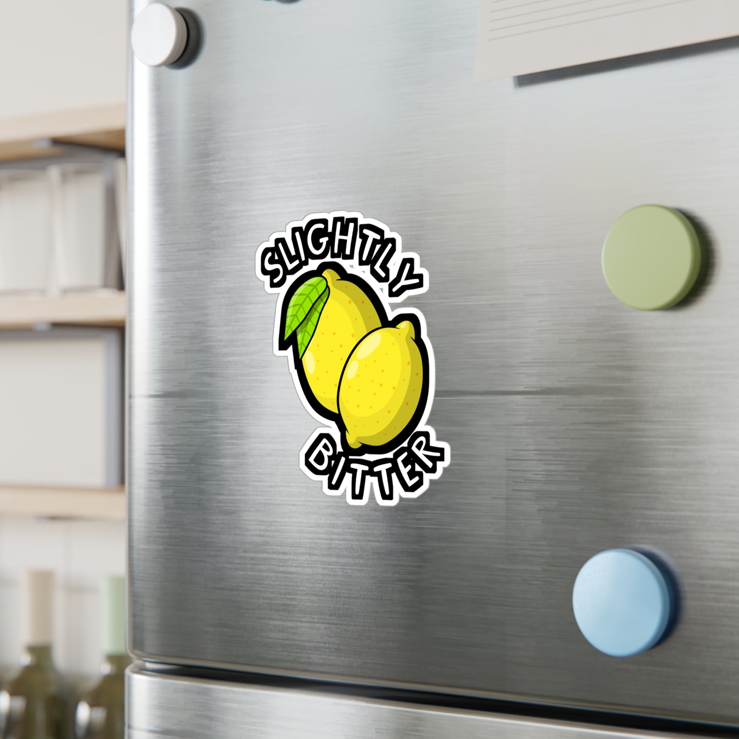 Slightly Bitter | Lemonade Sticker | Lemon Decals | Squeazy Laptop Sticker | Lemonade Gift | Lemon Gift