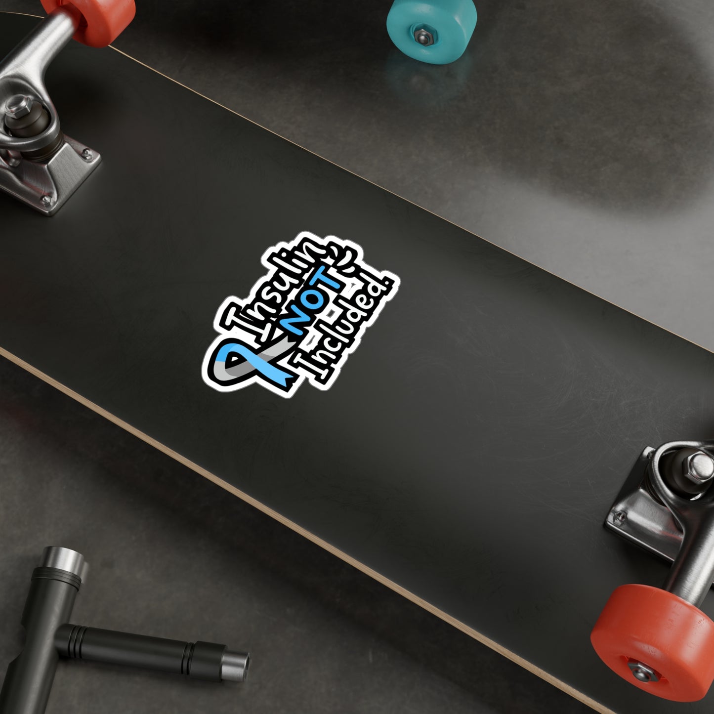 Insulin Not Included - Diabetes Sticker for Laptop Sticker. Water Bottle Sticker, Vinyl Insulin Decal - Diabetes Gift