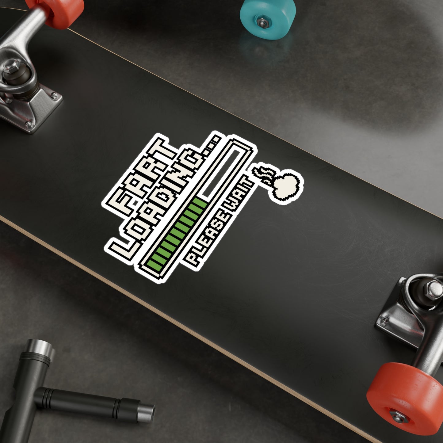 Fart Loading Please Wait – Funny Vinyl Sticker for Car, Laptop, or Water Bottle | Gag Gift, Humor Decal