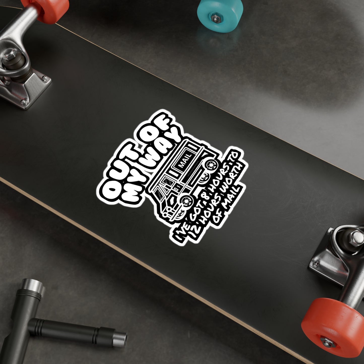 Postman Letterbox Postalworker - Postman Sticker for Laptop Sticker. Water Bottle Sticker, Vinyl Worker Decal - Postman Gift