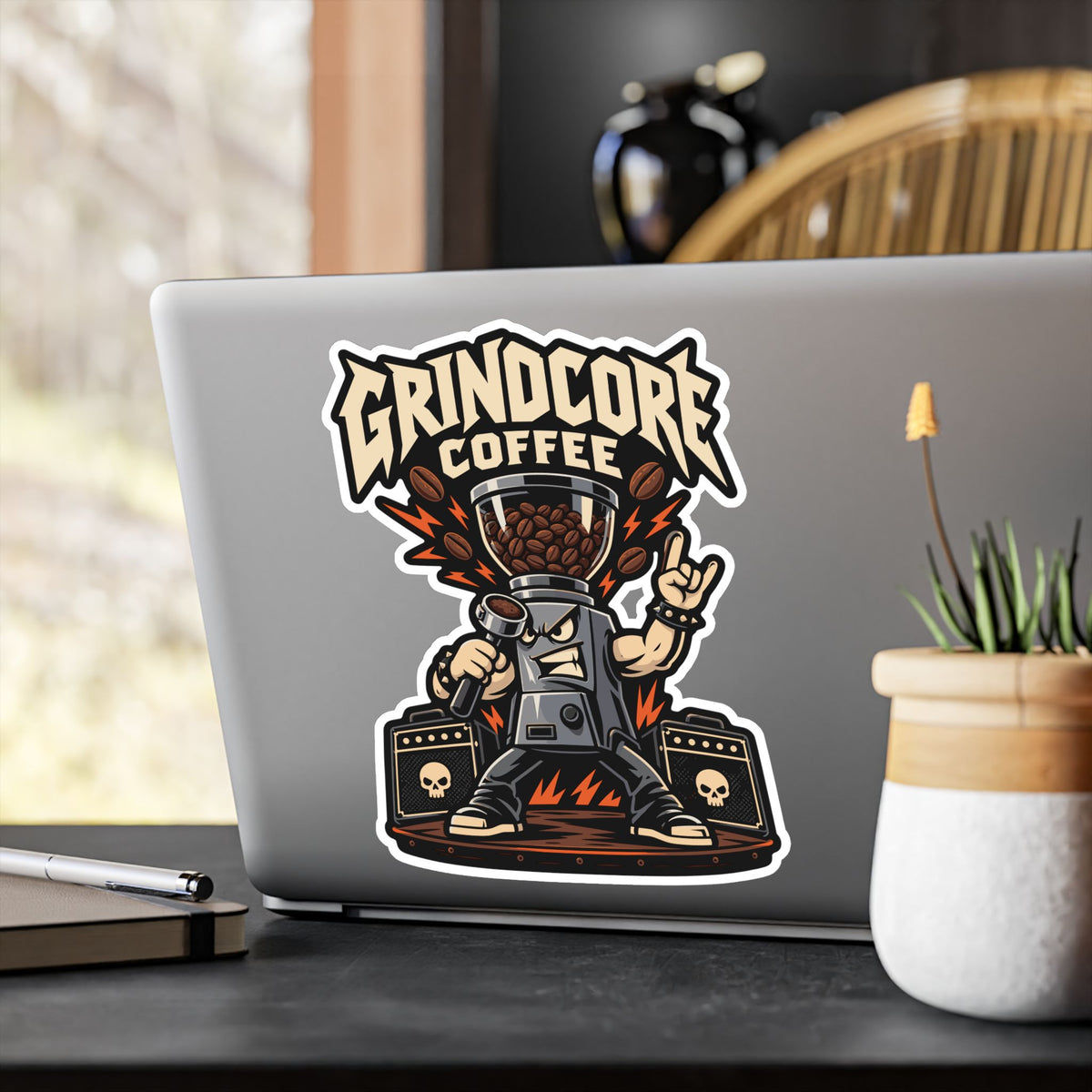 Espresso Sticker - GrindCore Coffee Decals for Your Grinder and Digital Scale