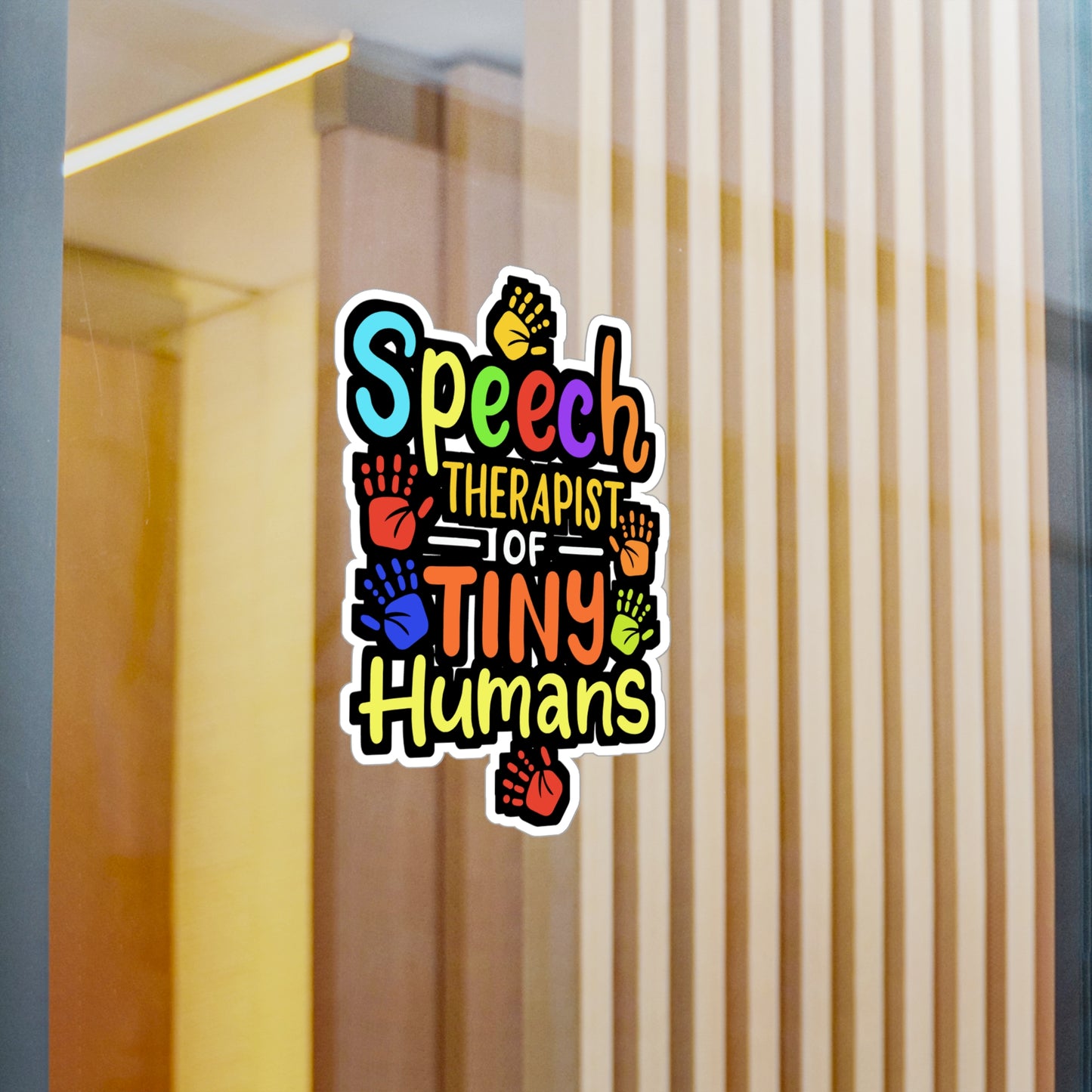 Speech Therapist - Speech-pathology Sticker for Laptop Sticker. Water Bottle Sticker, Vinyl Phoneme Decal - Speech-pathology Gift
