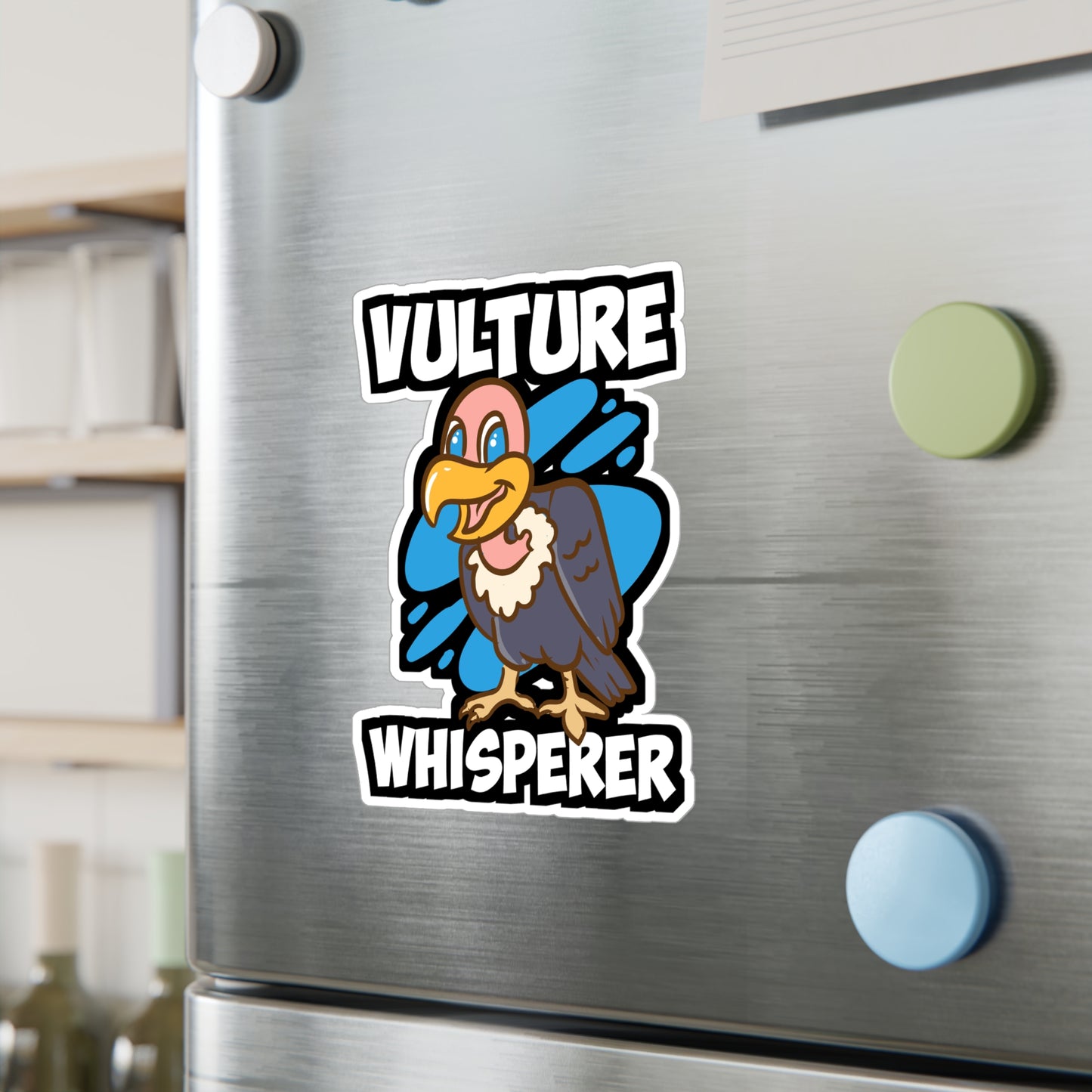 Vulture Whisperer - Vulture Sticker for Laptop Sticker. Water Bottle Sticker, Vinyl Scavenging Decal - Vulture Gift