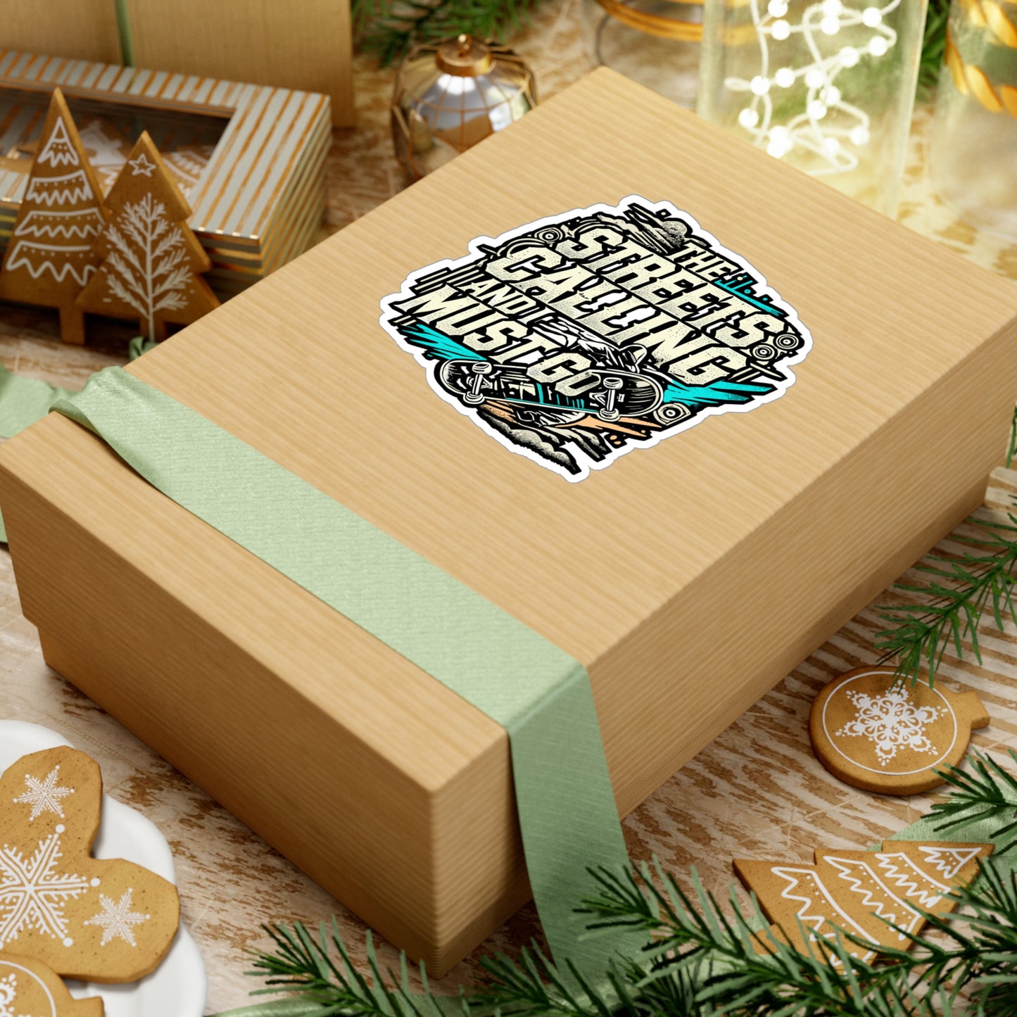 The Streets Are Calling and I Must Go – Skateboarding Sticker | Vinyl Decal for Laptop, Water Bottle or Helmet – Skater Gift Idea