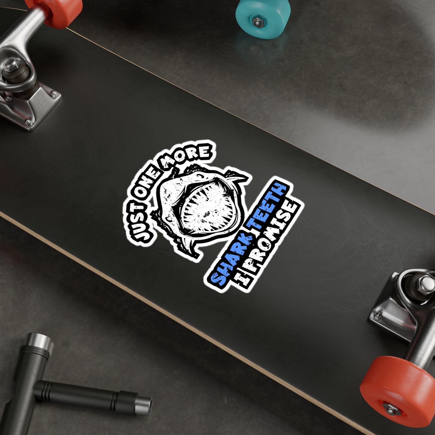 Just One More Shark Teeth I Promise - Fossil Sticker for Laptop Sticker. Water Bottle Sticker, Vinyl Shark-teeth Decal - Fossil Gift