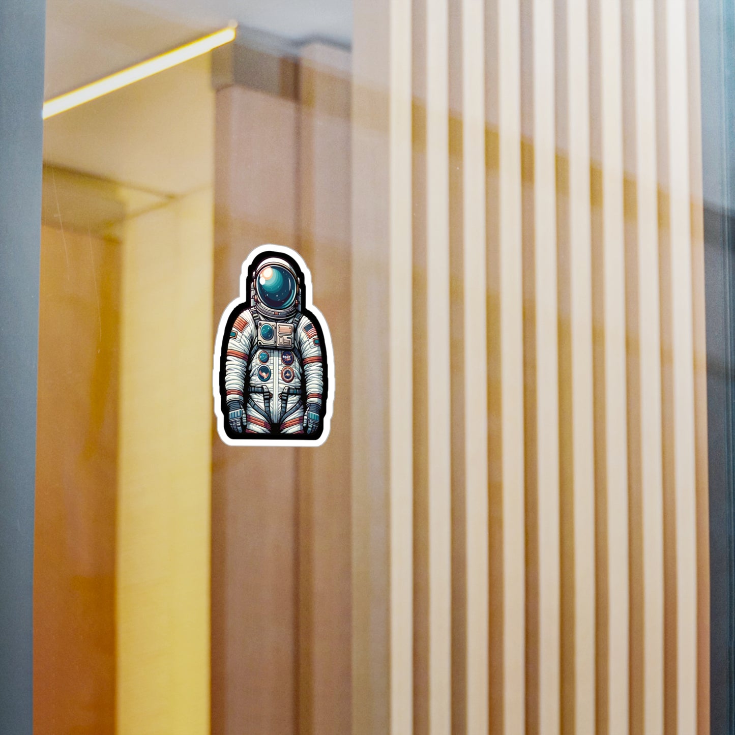 Astronaut - Space Sticker for Car Window Wall Laptop Sticker. Water Bottle Sticker, Vinyl Astronaut Decal, Cosmos Sticker - Space Gift