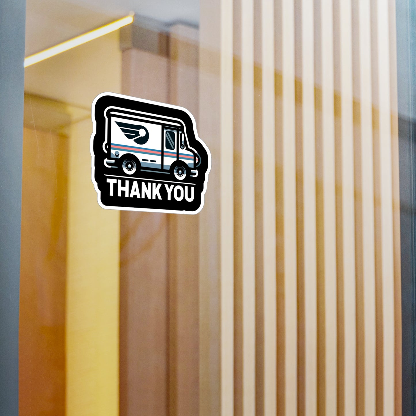 Thank You - Postal worker Sticker for Laptop Sticker. Water Bottle Sticker, Vinyl Funny postal worker Decal - Postal worker Gift