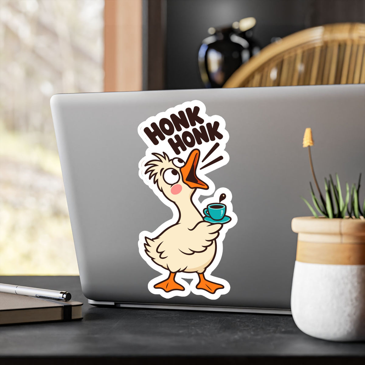 Espresso Sticker with HONK HONK Design – Playful Decals for Your Coffee Grinder or Digital Scale