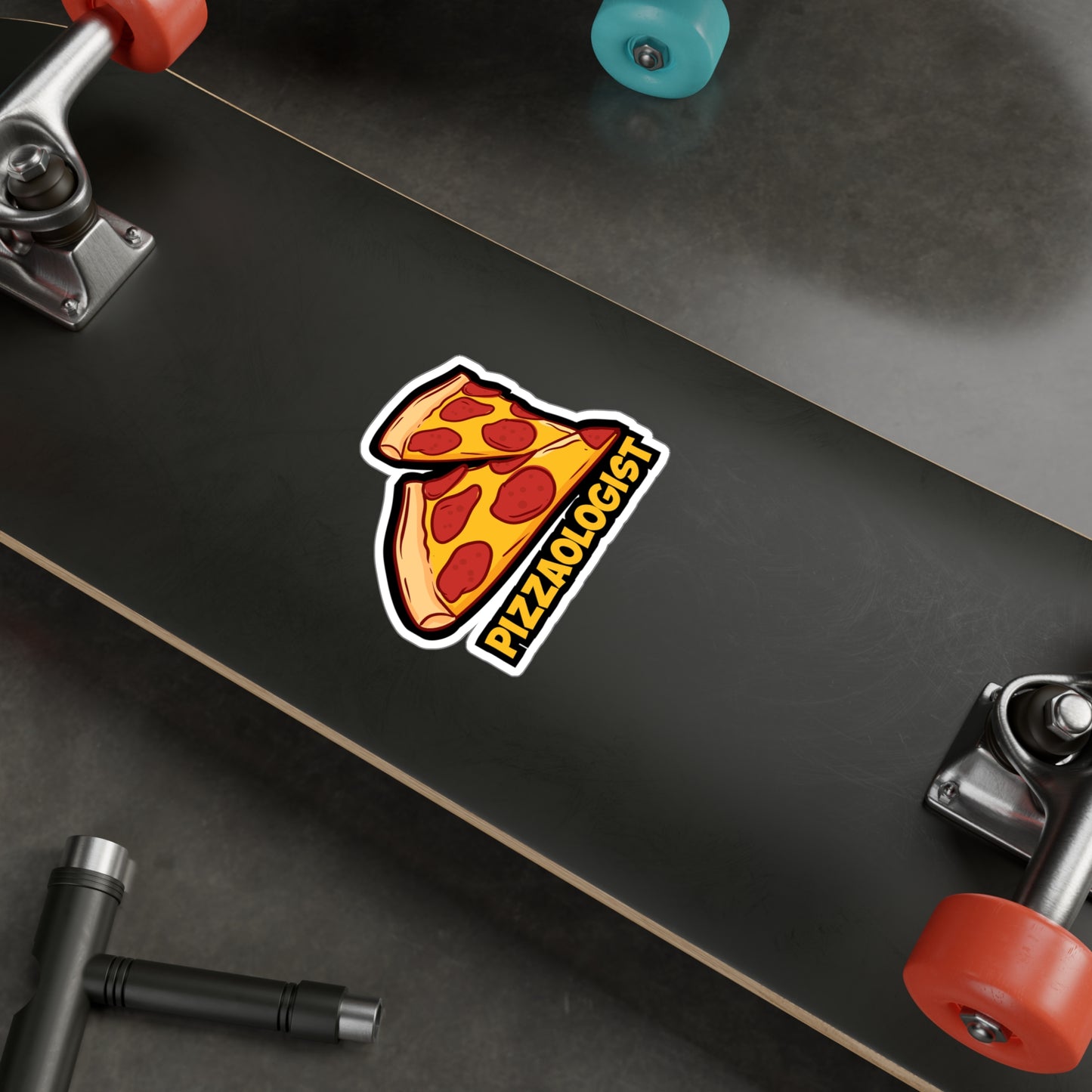 Pizzaologist - Pizza Sticker for Car Window Laptop Sticker. Water Bottle Sticker, Vinyl Chef Decal, Foodie Sticker - Pizza Gift